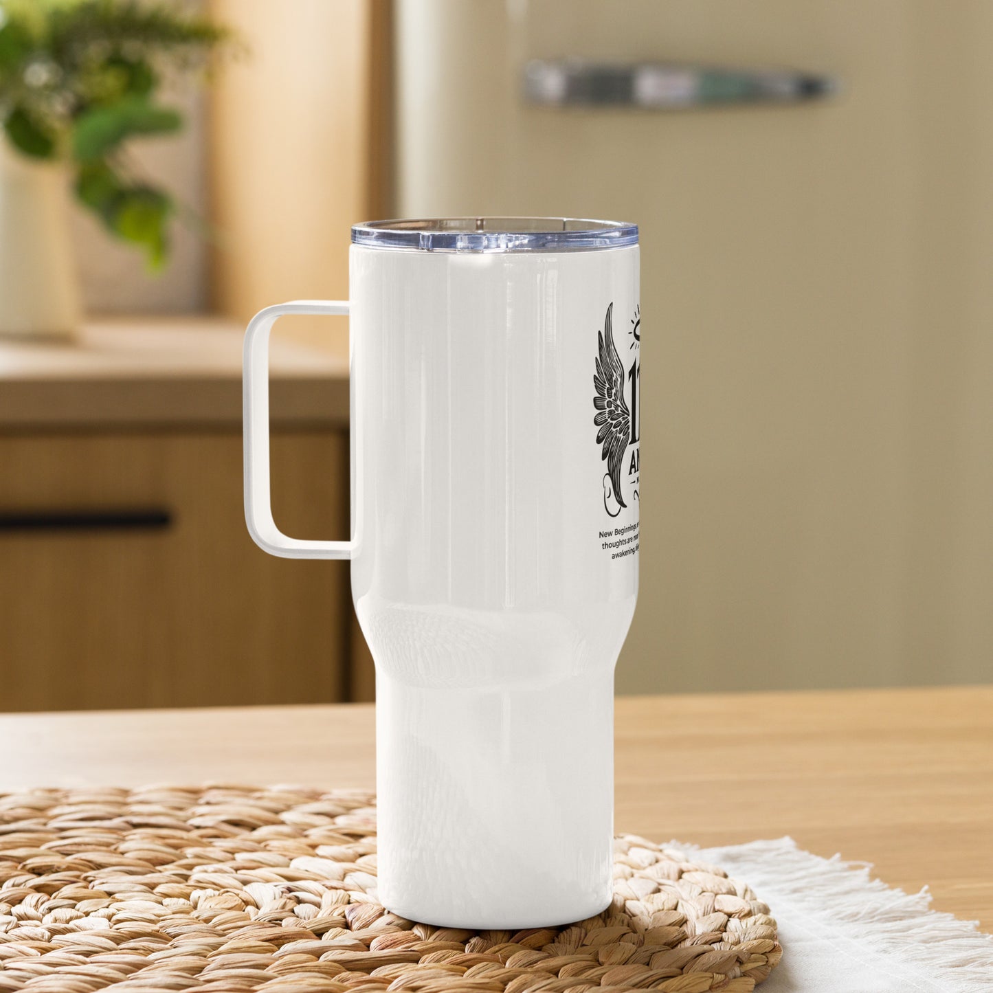 Angelic Collection/Angelic - Travel Mug/Angel Number 11:11 Message and Graphics
