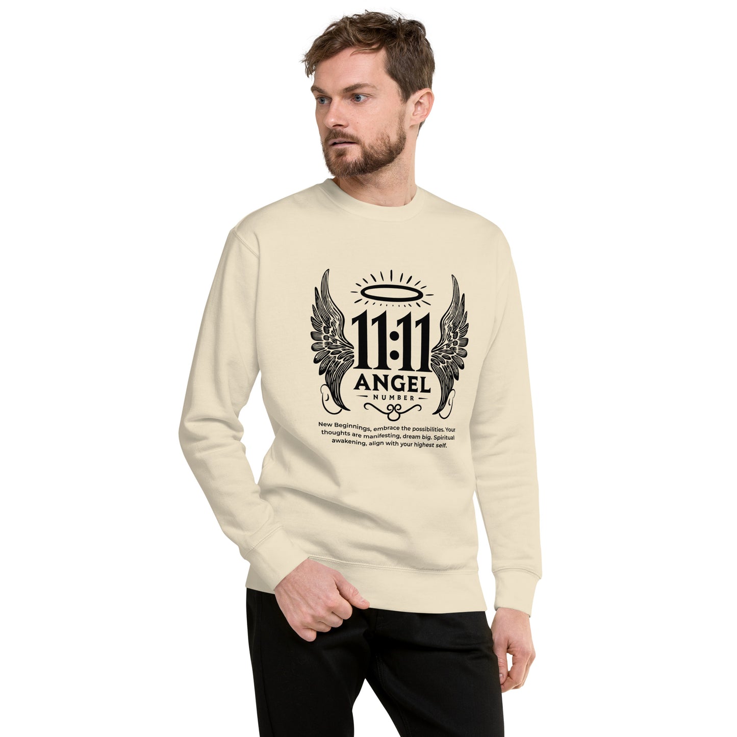 Angel Collection / Angelic - Unisex Sweatshirt / Angel Number 11:11 Message & Graphics