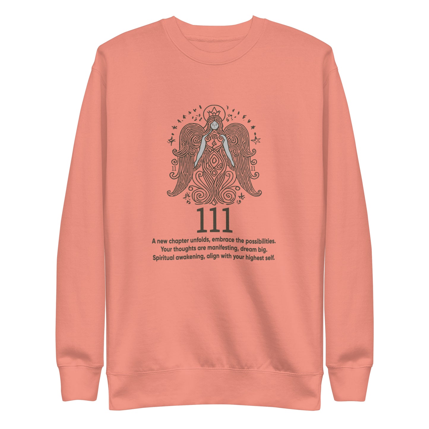 Angel Collection / Angelic - Unisex Sweatshirt / Angel Number 111 Message & Graphics