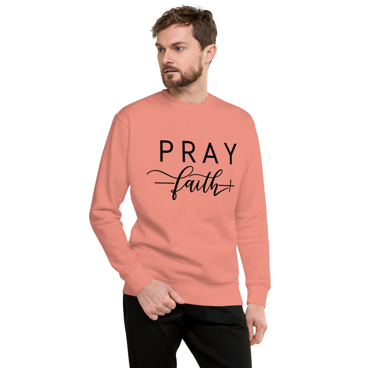 Inspire Me|Pray Faith|Unisex Premium Sweatshirt