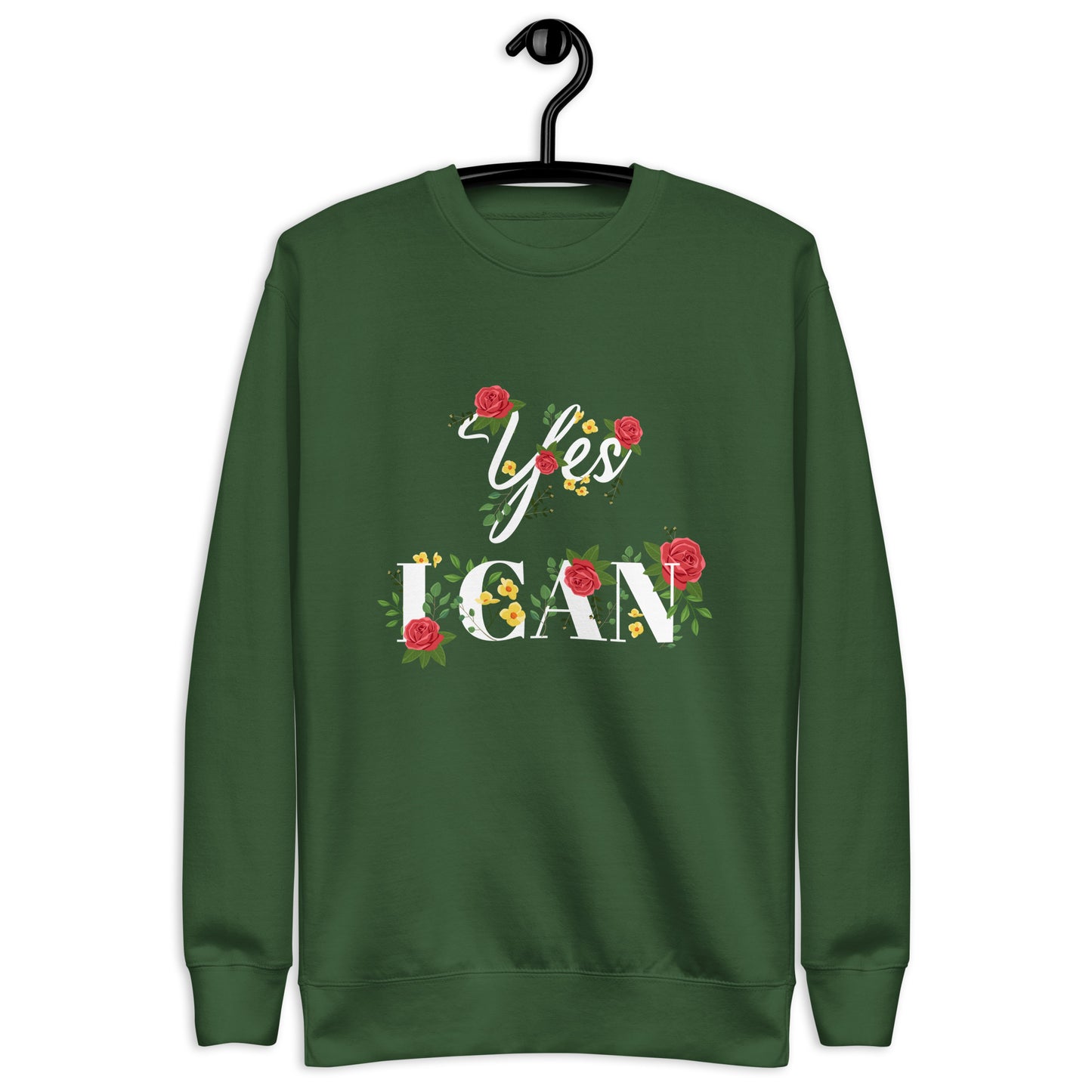 Inspire Me|Yes I Can|Unisex Premium Sweatshirt