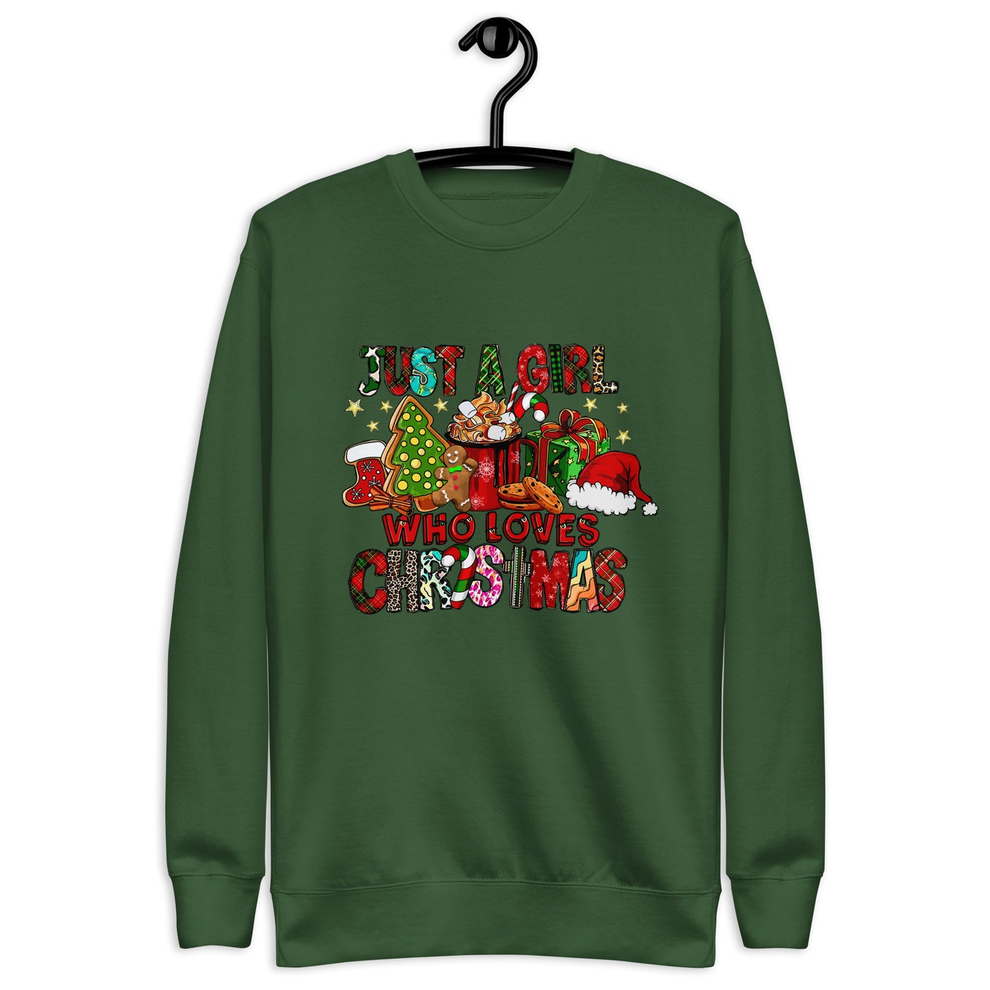 Just A Girl Who Loves Christmas|Unisex Premium Sweatshirt