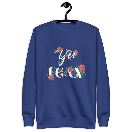 Inspire Me|Yes I Can|Unisex Premium Sweatshirt
