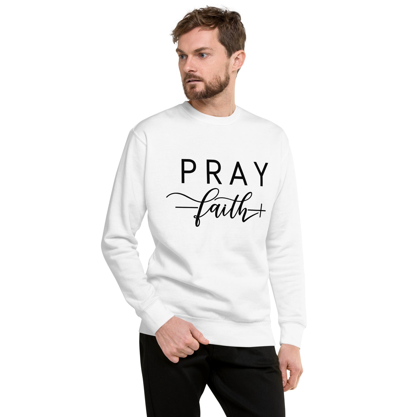 Inspire Me|Pray Faith|Unisex Premium Sweatshirt