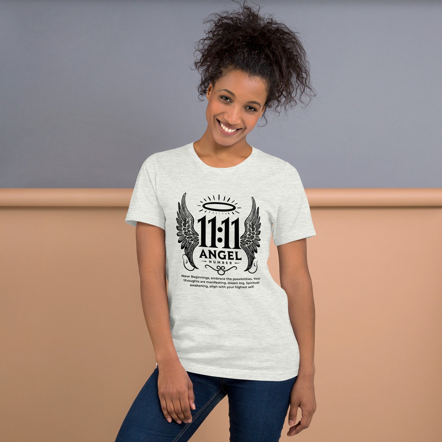 Angel Collection / Angelic - Unisex Tshirt / Angel Number 11:11 Message & Graphics