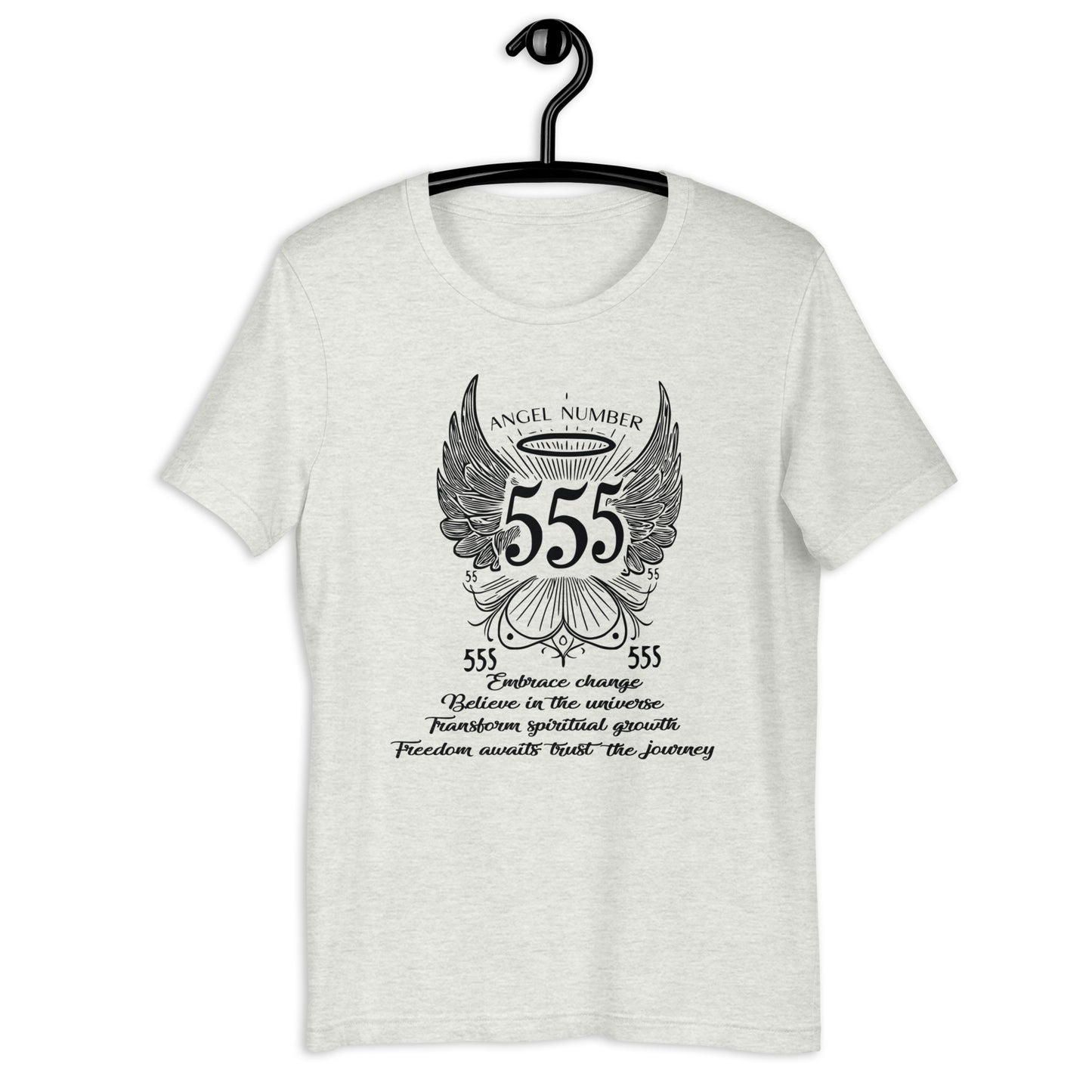 Angel Collection / Angelic - Unisex Tshirt / Angel Number 555 Message & Graphics