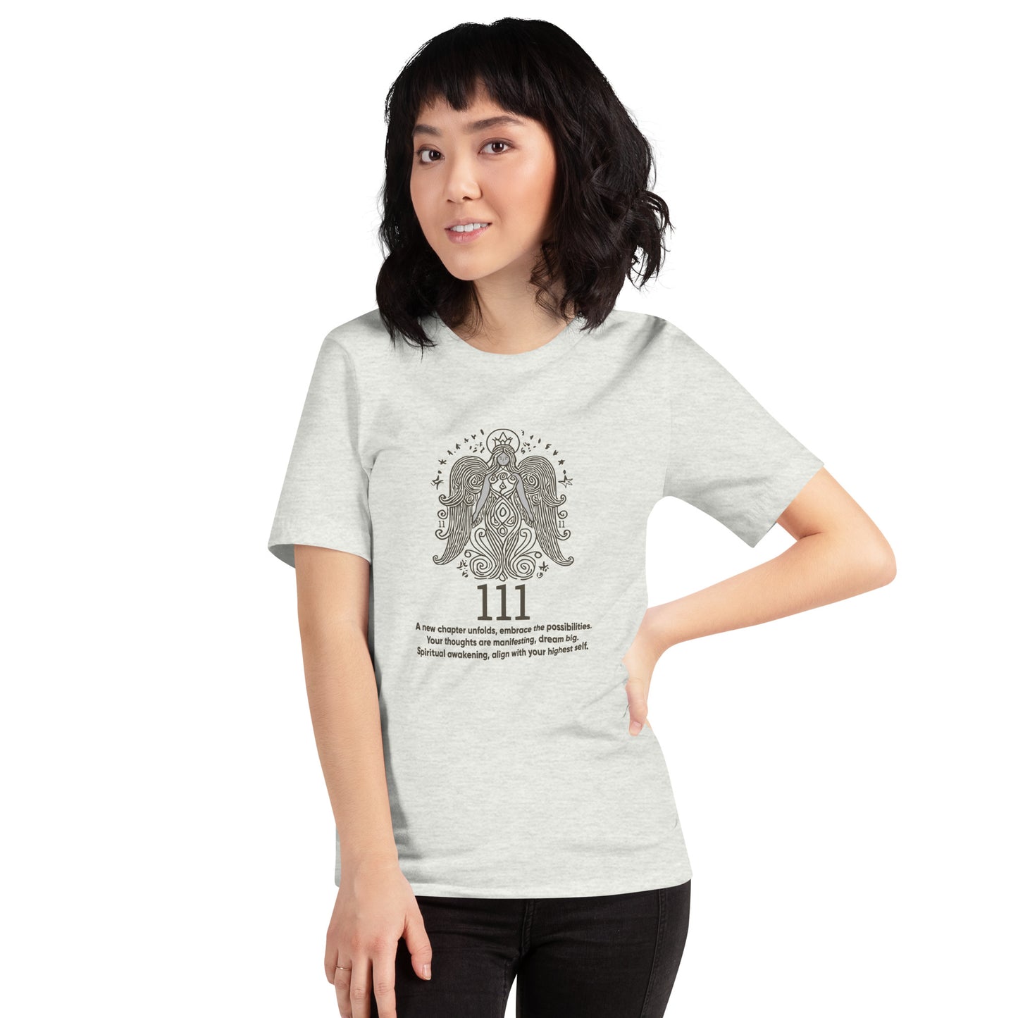 Angel Collection / Angelic - Unisex Tshirt / Angel Number 111 Message & Graphics