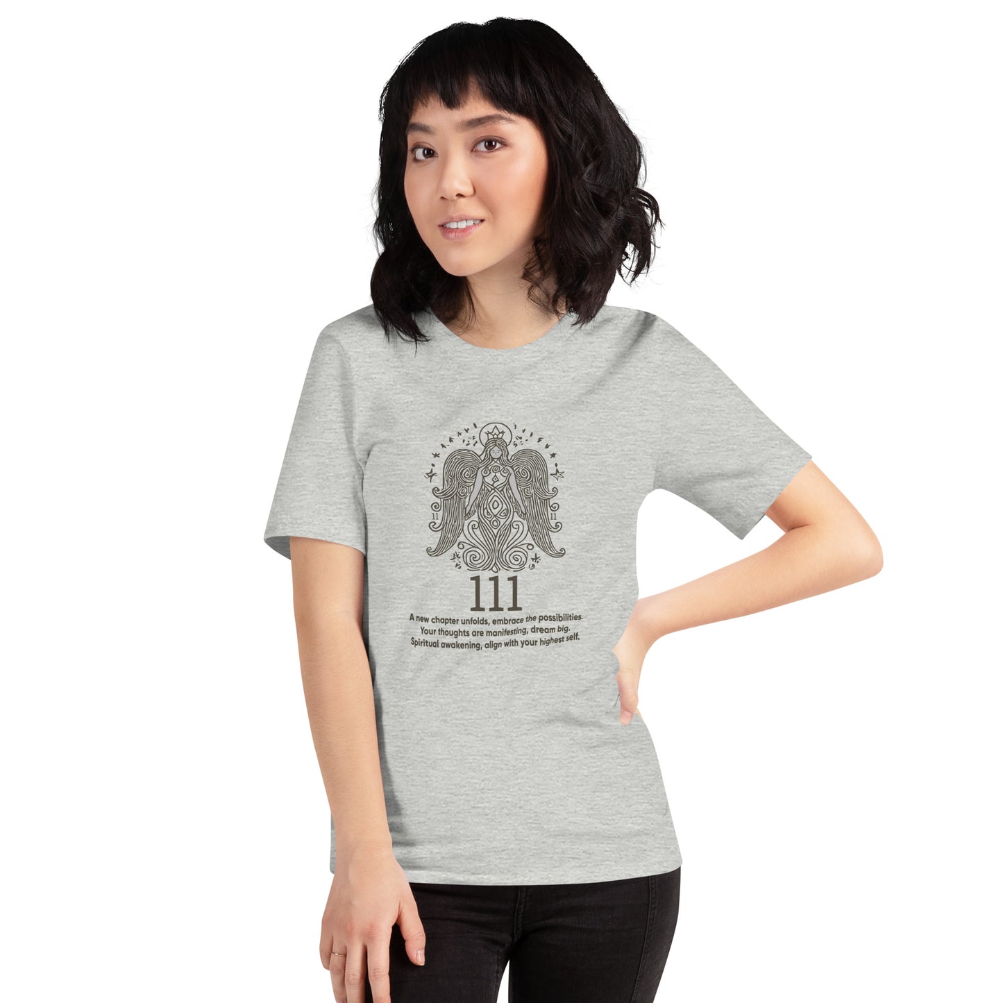 Angel Collection / Angelic - Unisex Tshirt / Angel Number 111 Message & Graphics