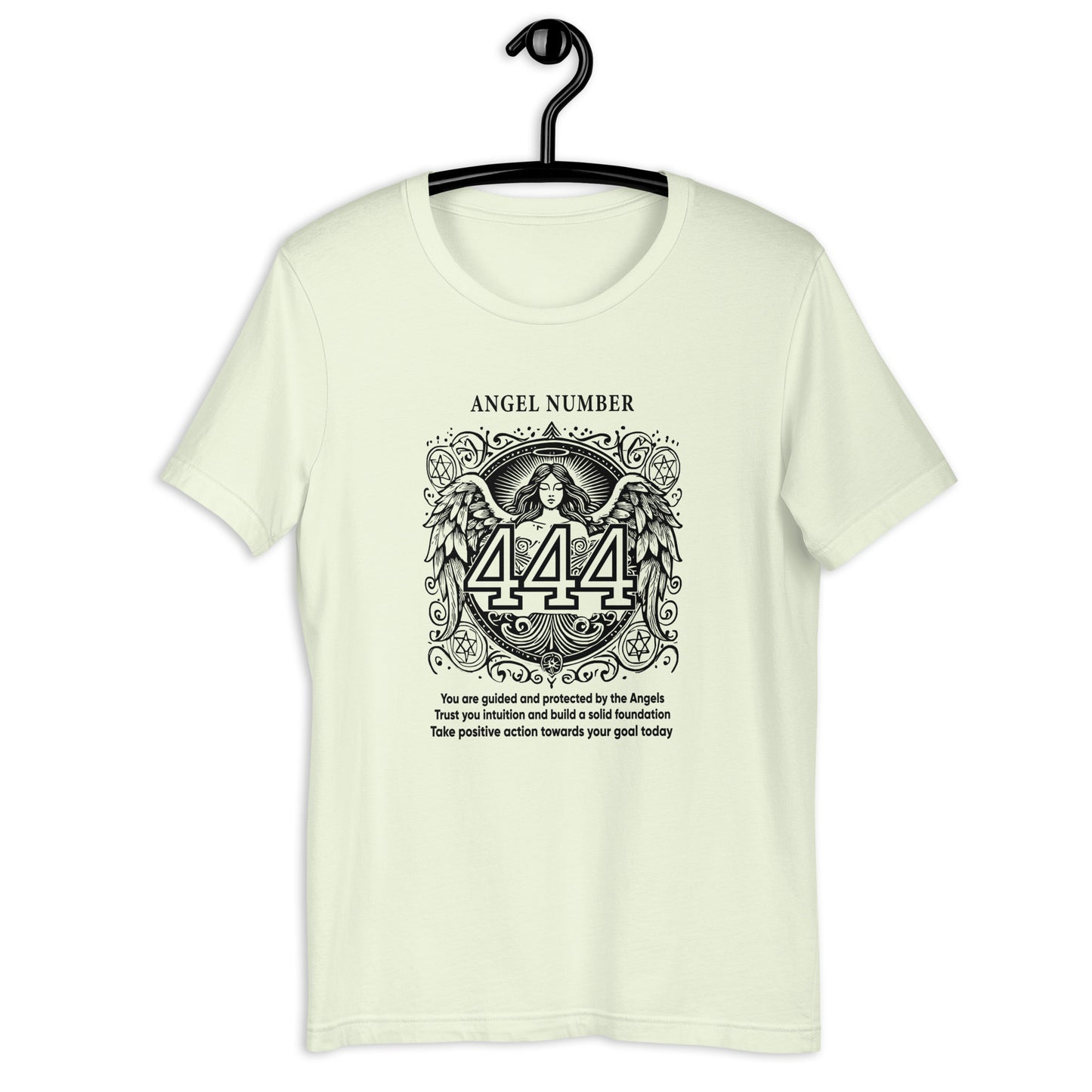 Angel Collection / Angelic - Unisex Tshirt / Angel Number 444 Message & Graphics