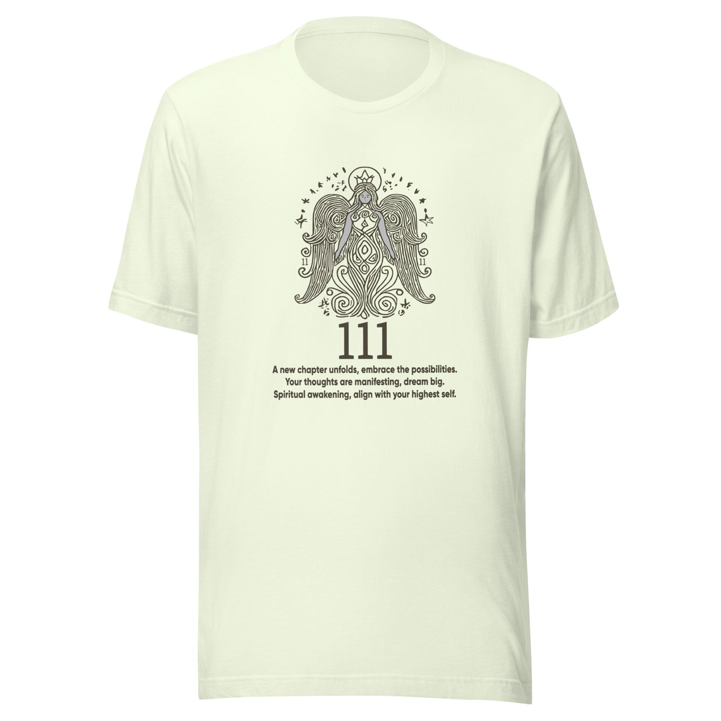 Angel Collection / Angelic - Unisex Tshirt / Angel Number 111 Message & Graphics