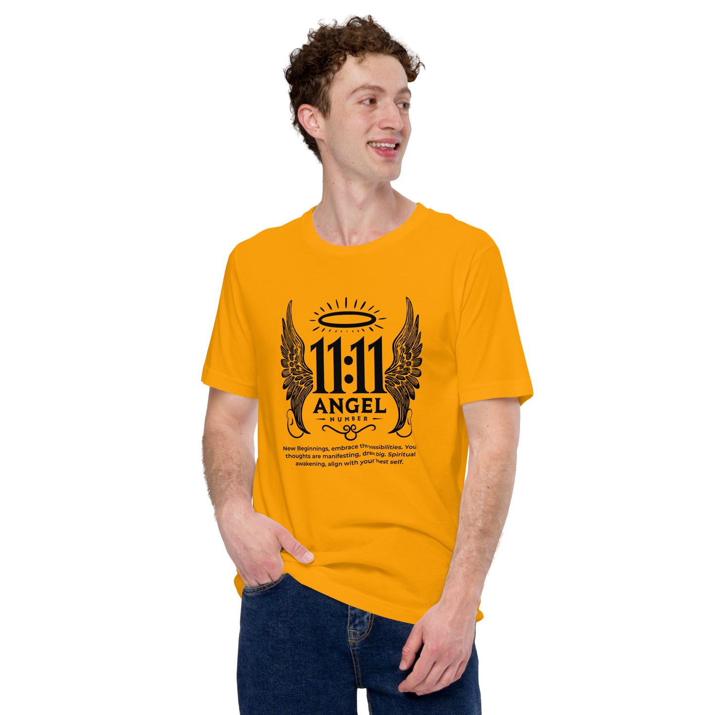 Angel Collection / Angelic - Unisex Tshirt / Angel Number 11:11 Message & Graphics