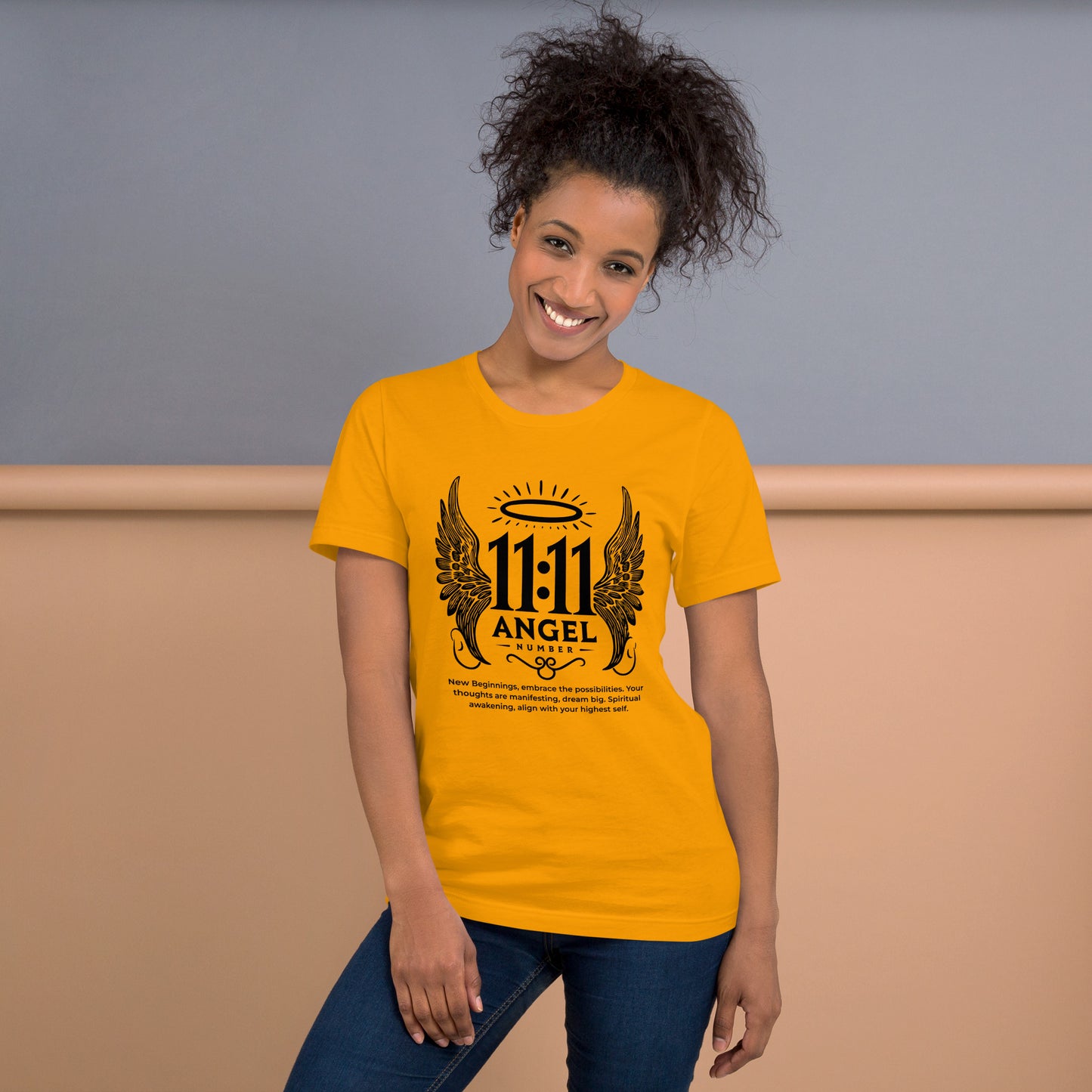 Angel Collection / Angelic - Unisex Tshirt / Angel Number 11:11 Message & Graphics