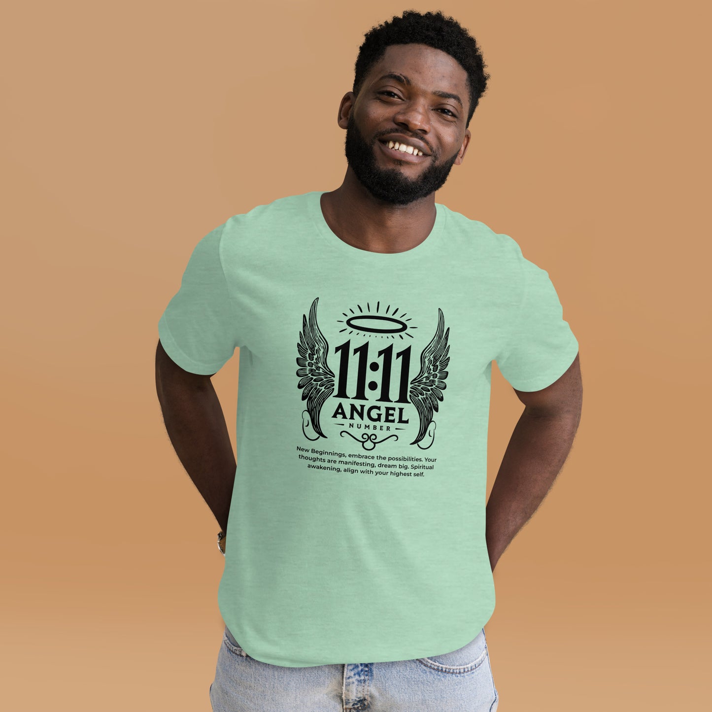 Angel Collection / Angelic - Unisex Tshirt / Angel Number 11:11 Message & Graphics
