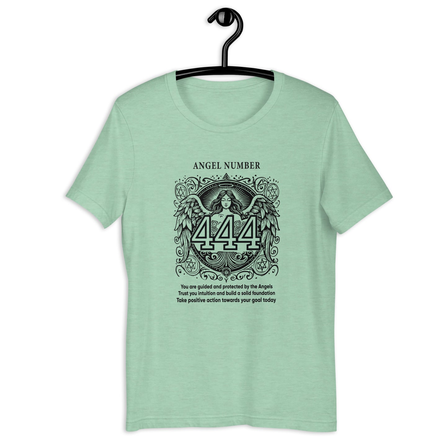 Angel Collection / Angelic - Unisex Tshirt / Angel Number 444 Message & Graphics