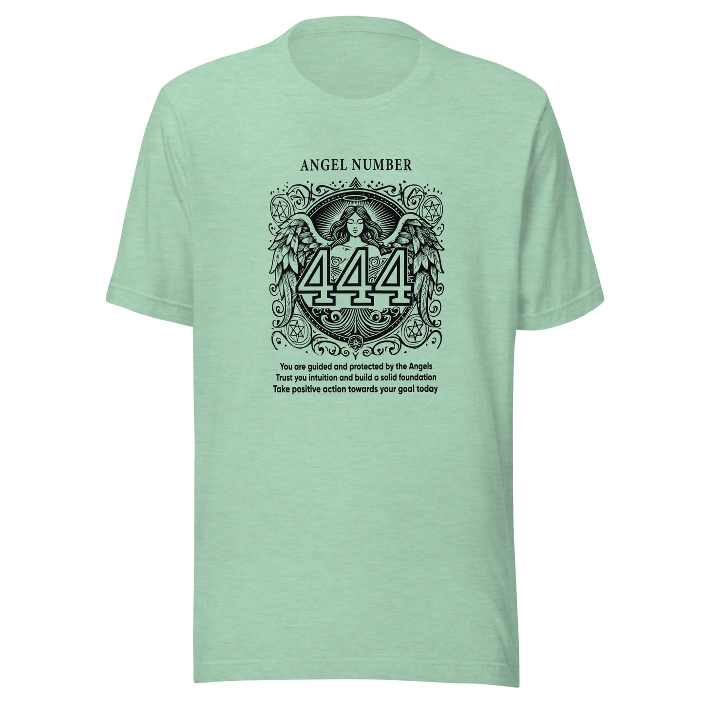 Angel Collection / Angelic - Unisex Tshirt / Angel Number 444 Message & Graphics