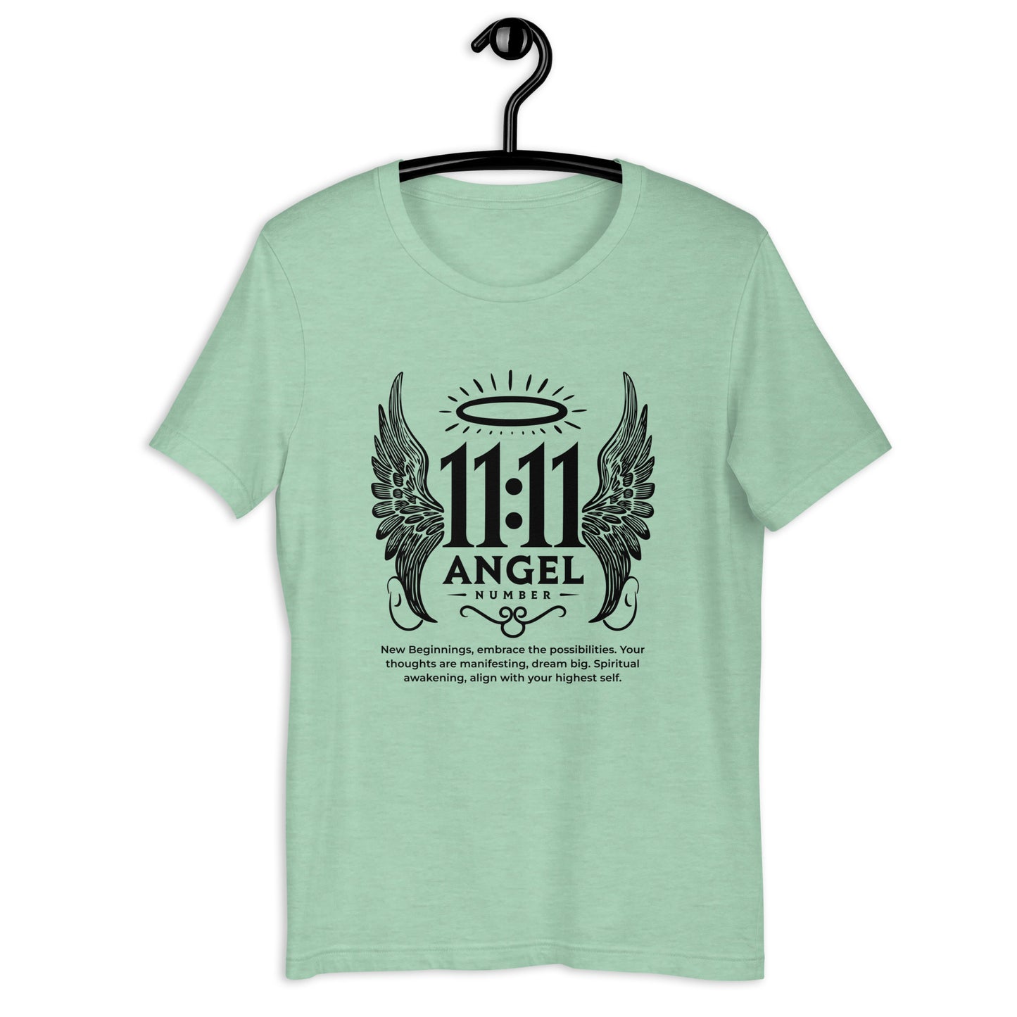 Angel Collection / Angelic - Unisex Tshirt / Angel Number 11:11 Message & Graphics