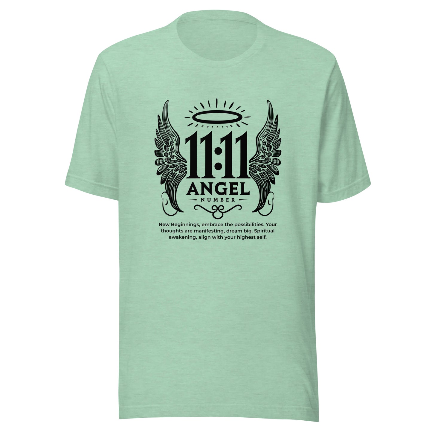Angel Collection / Angelic - Unisex Tshirt / Angel Number 11:11 Message & Graphics