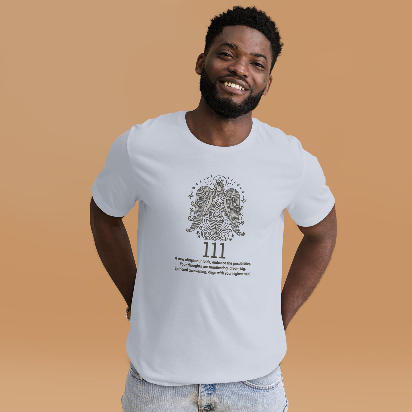 Angel Collection / Angelic - Unisex Tshirt / Angel Number 111 Message & Graphics