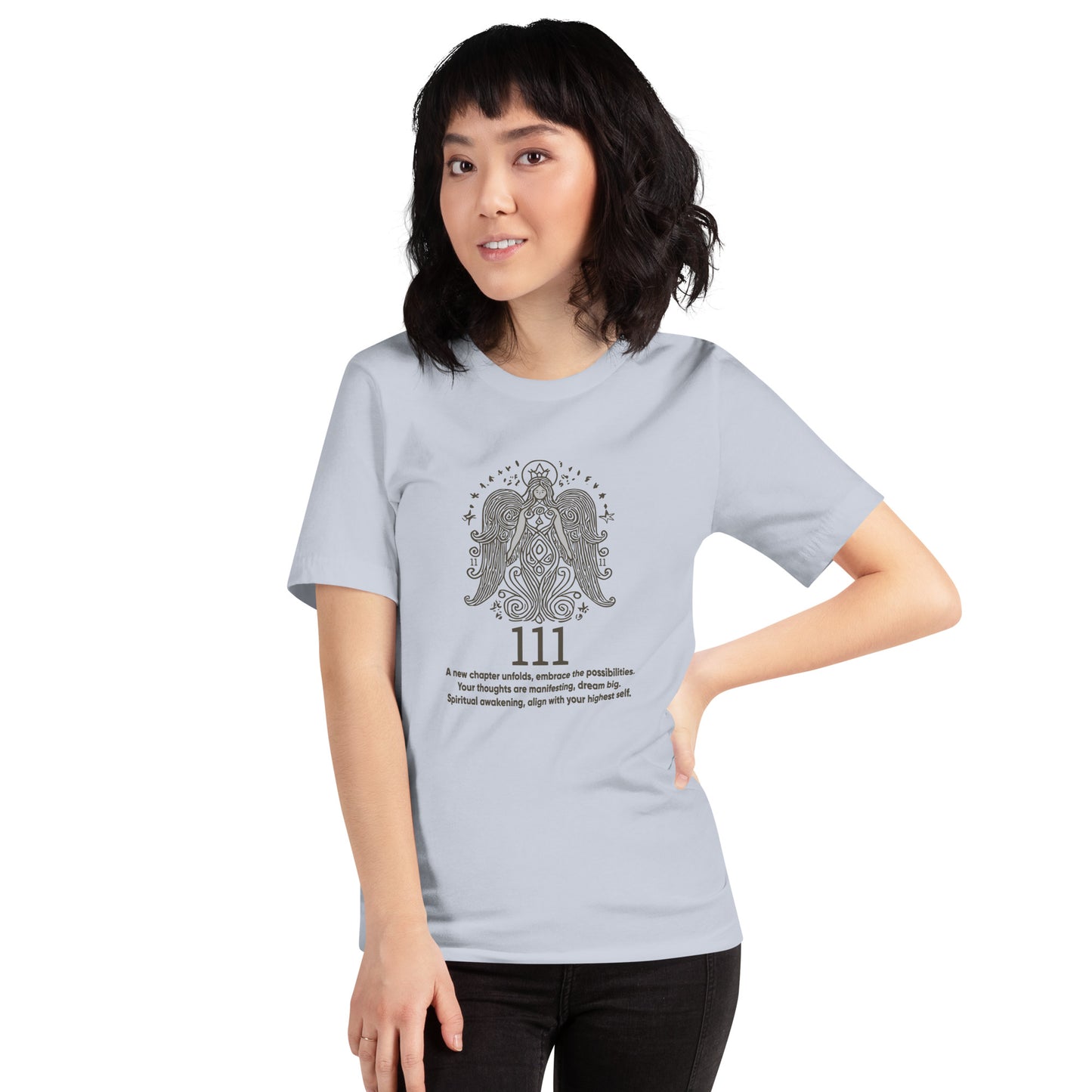 Angel Collection / Angelic - Unisex Tshirt / Angel Number 111 Message & Graphics
