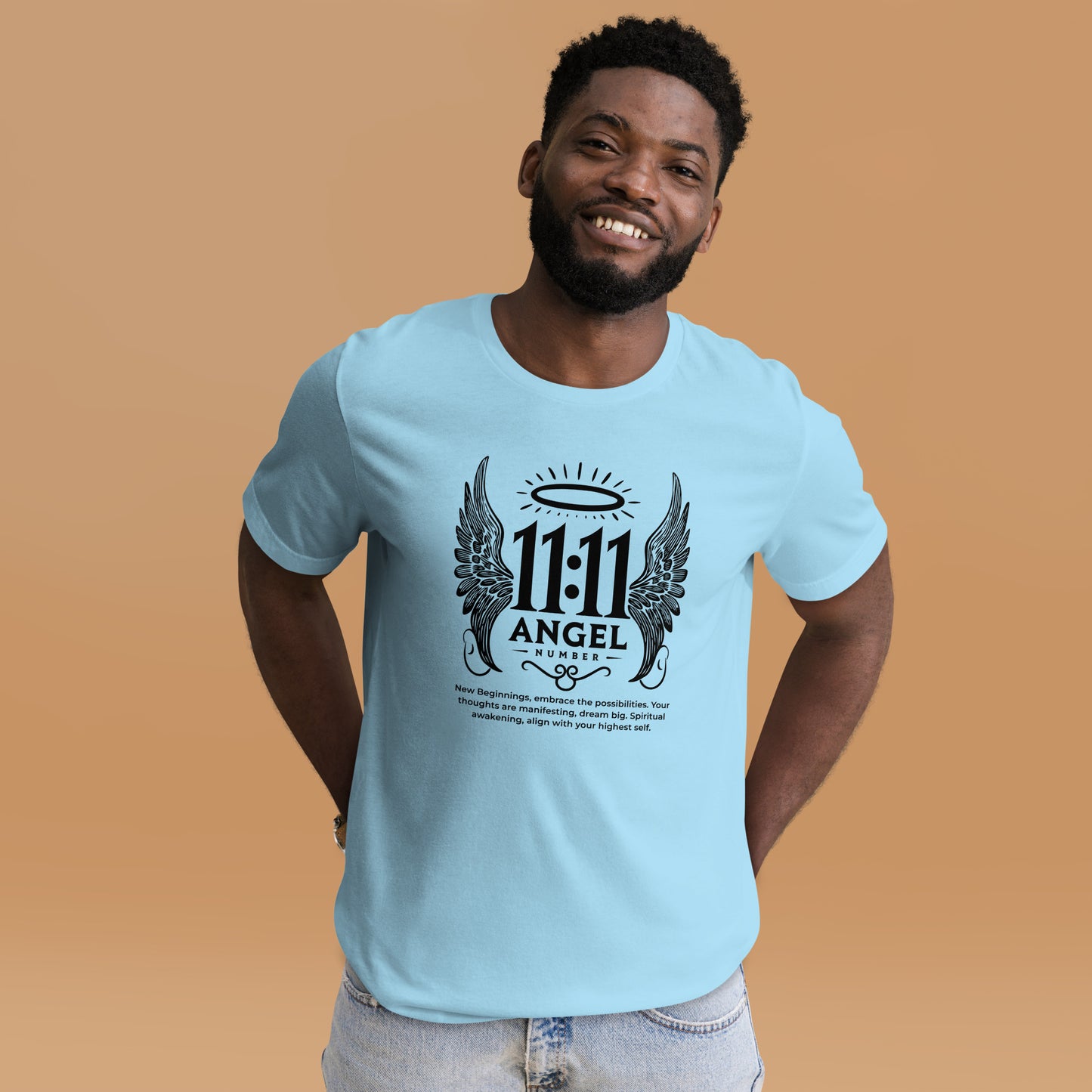 Angel Collection / Angelic - Unisex Tshirt / Angel Number 11:11 Message & Graphics