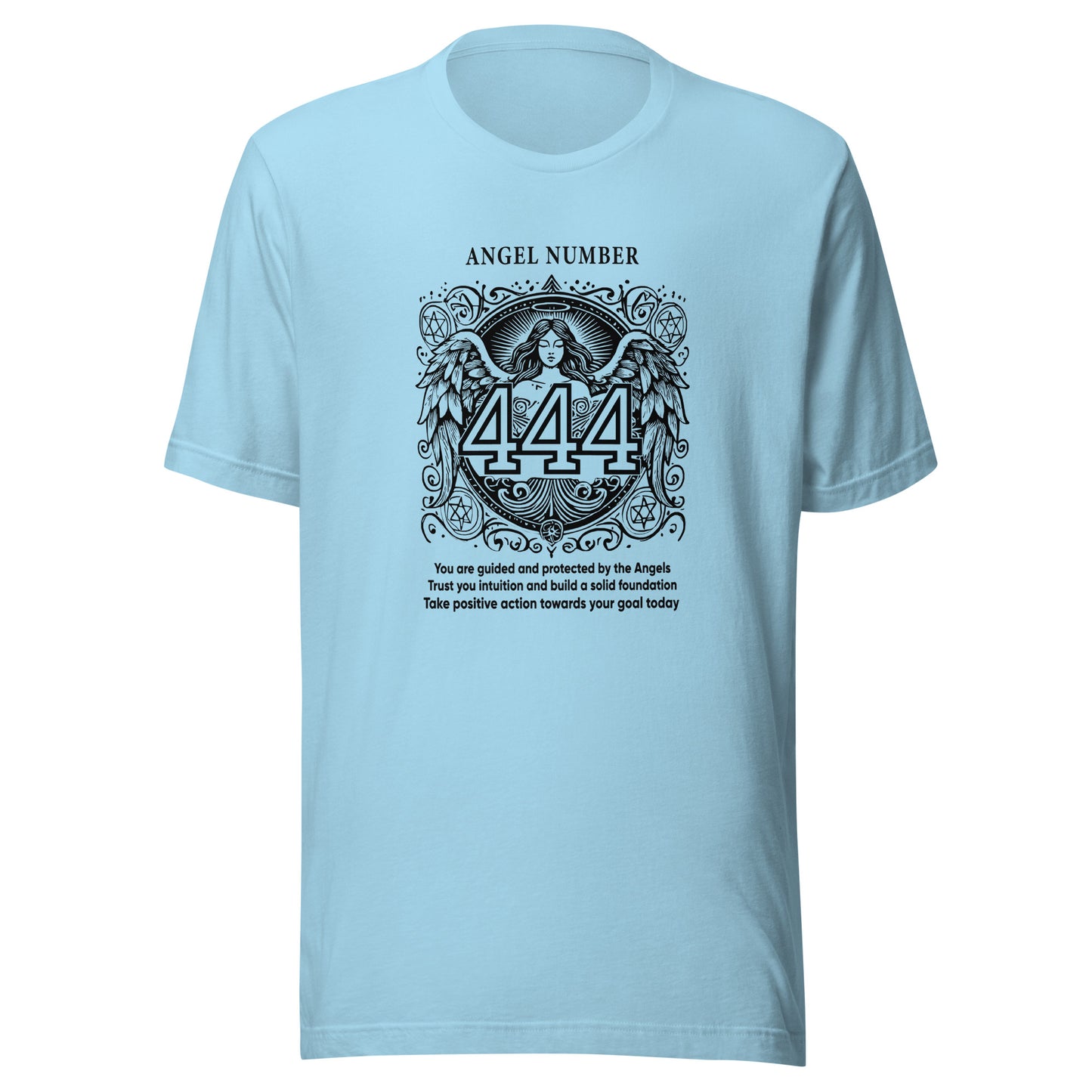Angel Collection / Angelic - Unisex Tshirt / Angel Number 444 Message & Graphics