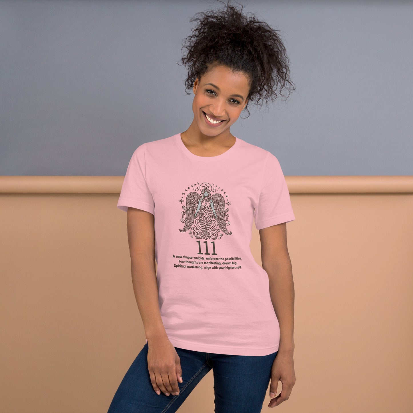 Angel Collection / Angelic - Unisex Tshirt / Angel Number 111 Message & Graphics