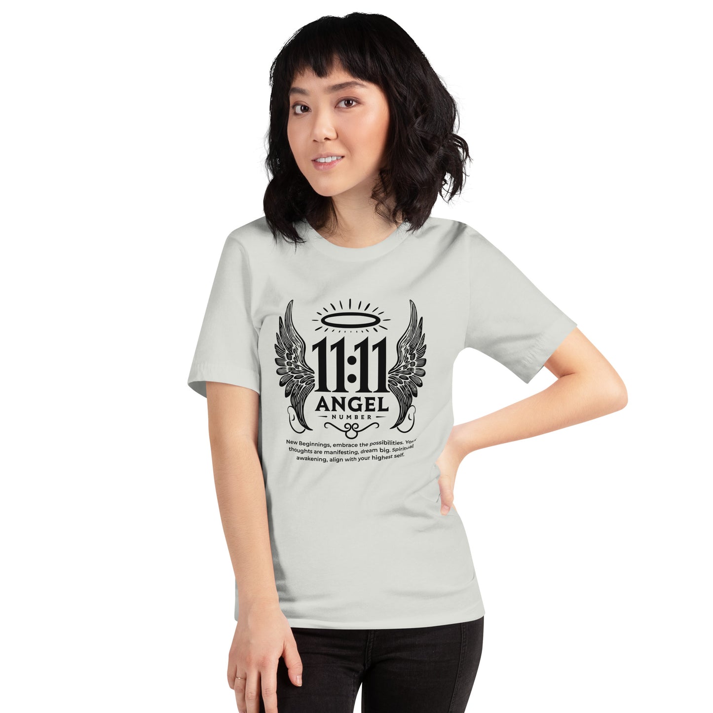 Angel Collection / Angelic - Unisex Tshirt / Angel Number 11:11 Message & Graphics