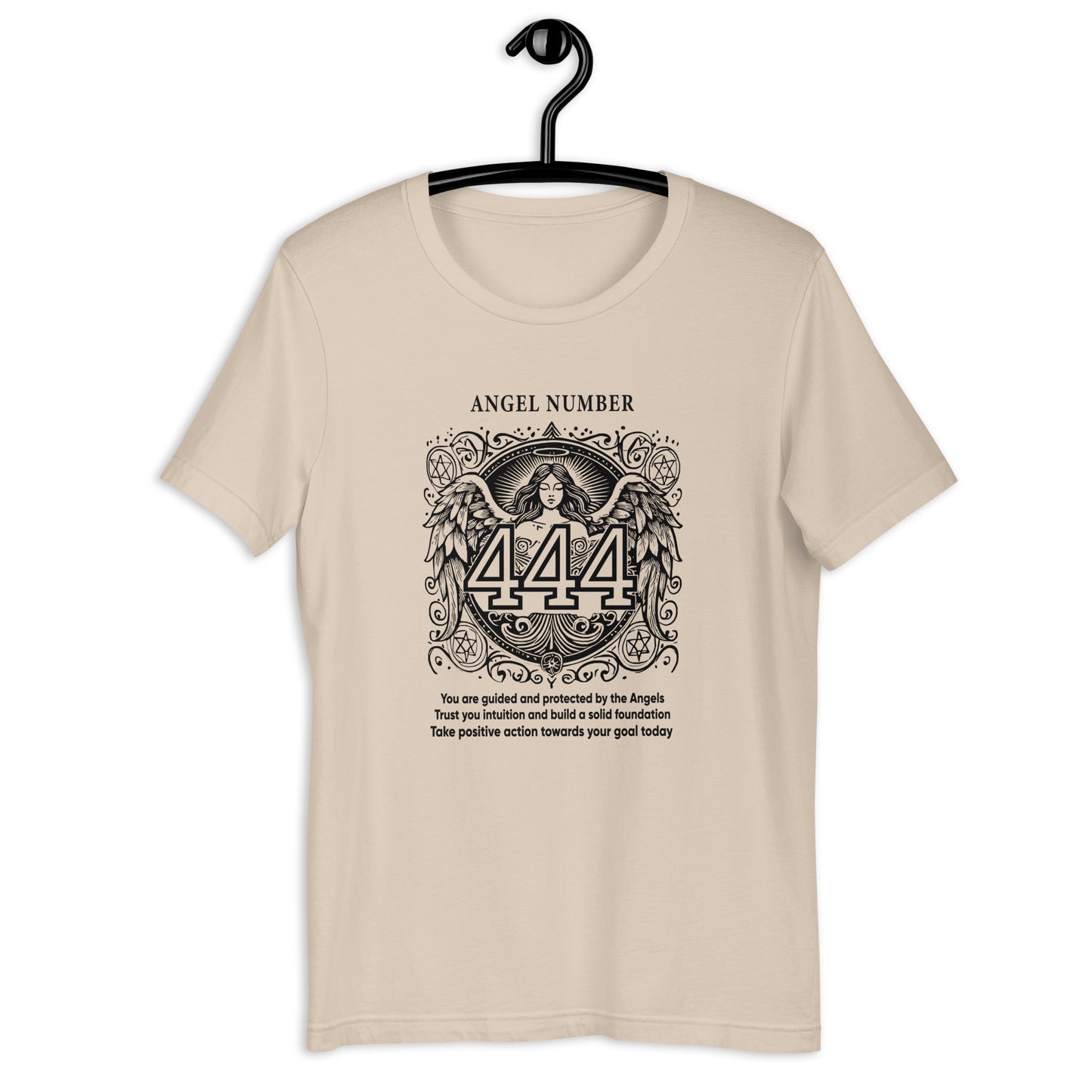Angel Collection / Angelic - Unisex Tshirt / Angel Number 444 Message & Graphics