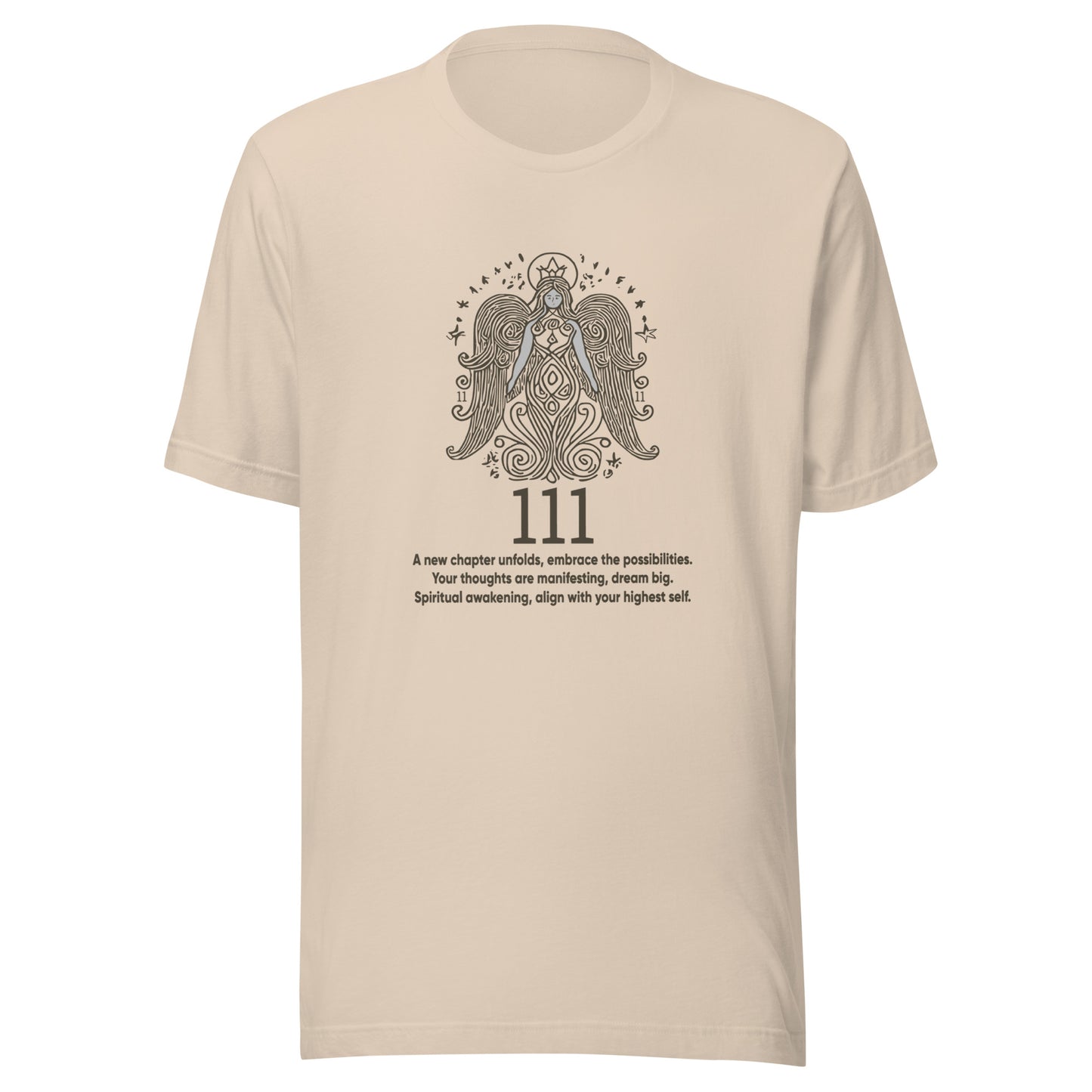 Angel Collection / Angelic - Unisex Tshirt / Angel Number 111 Message & Graphics