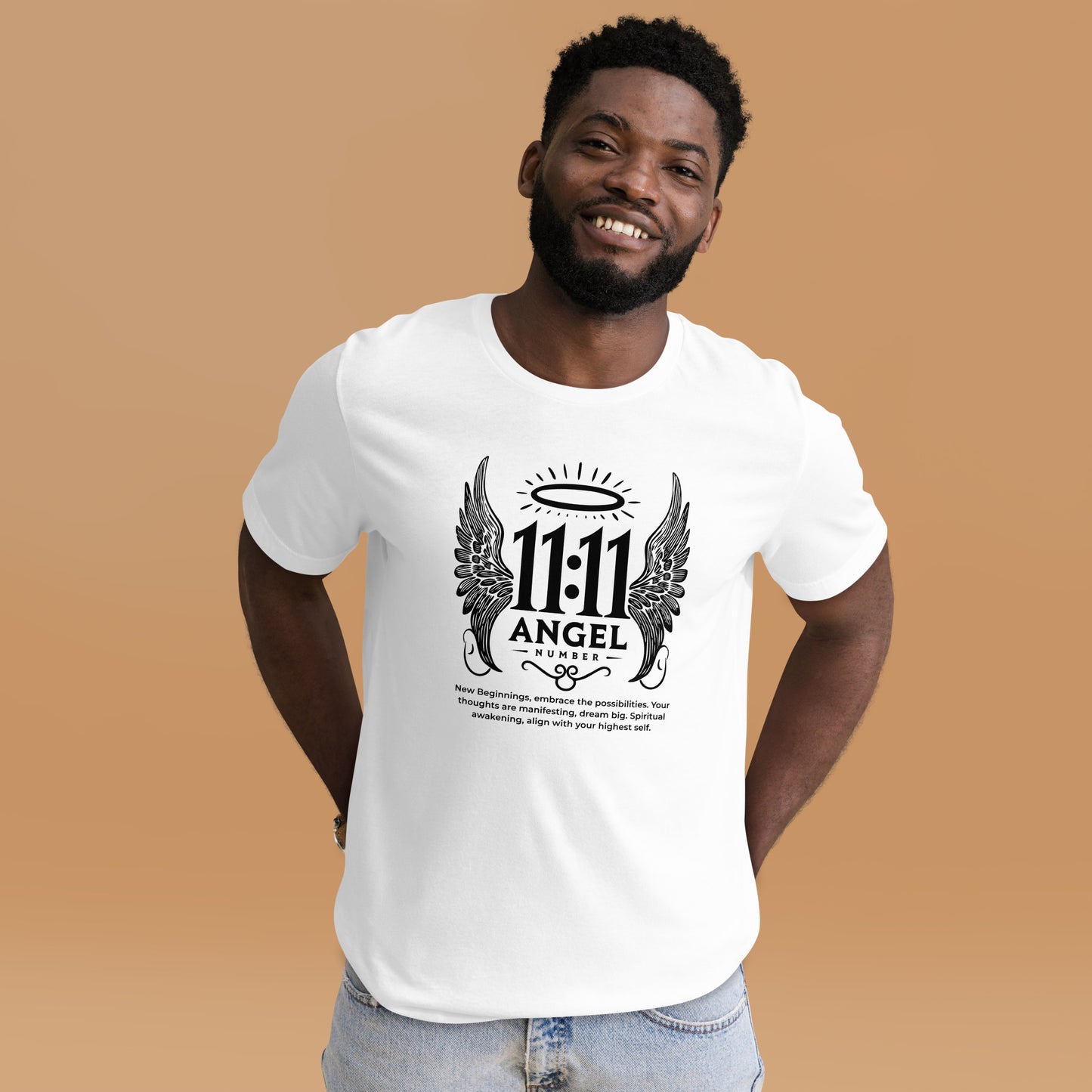 Angel Collection / Angelic - Unisex Tshirt / Angel Number 11:11 Message & Graphics