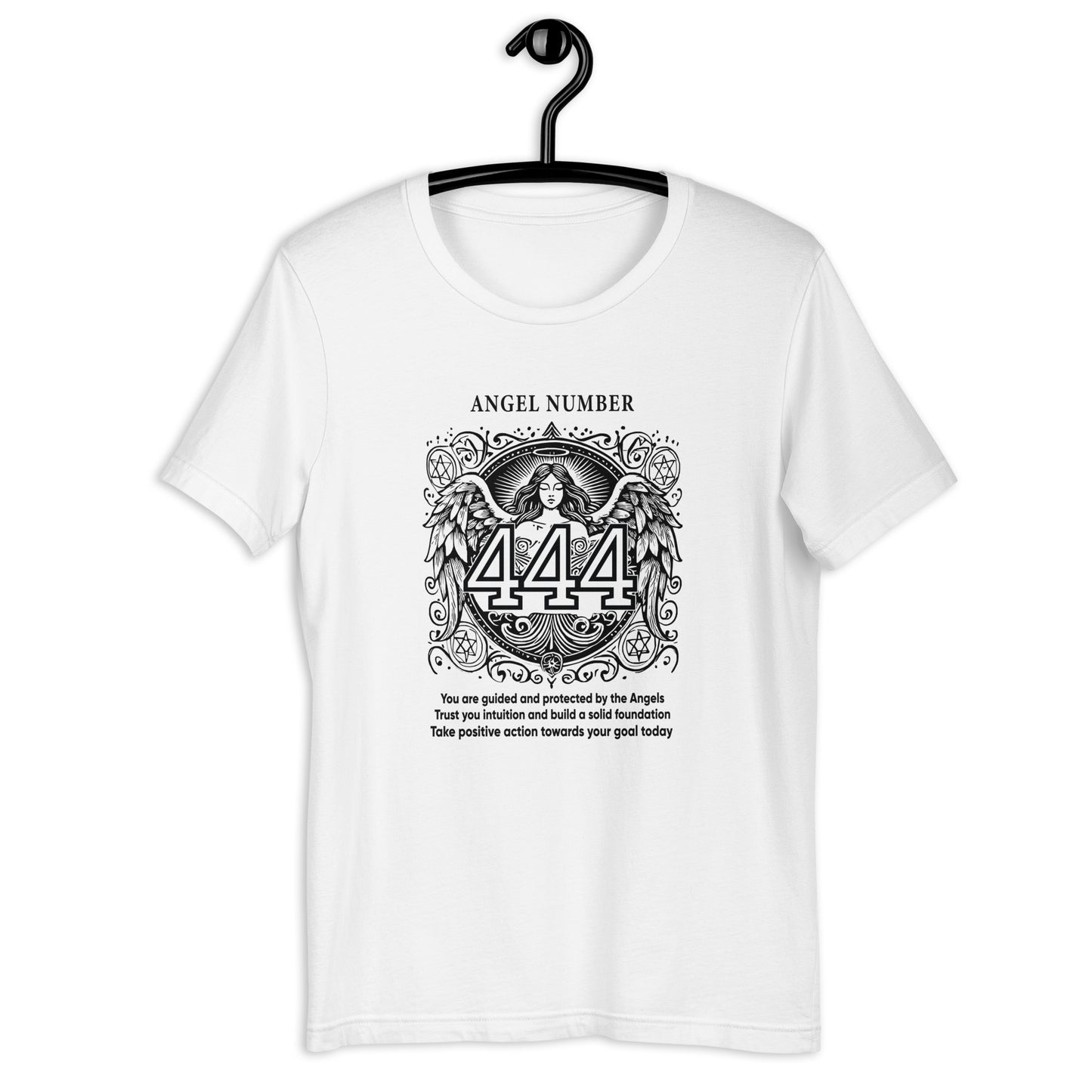 Angel Collection / Angelic - Unisex Tshirt / Angel Number 444 Message & Graphics