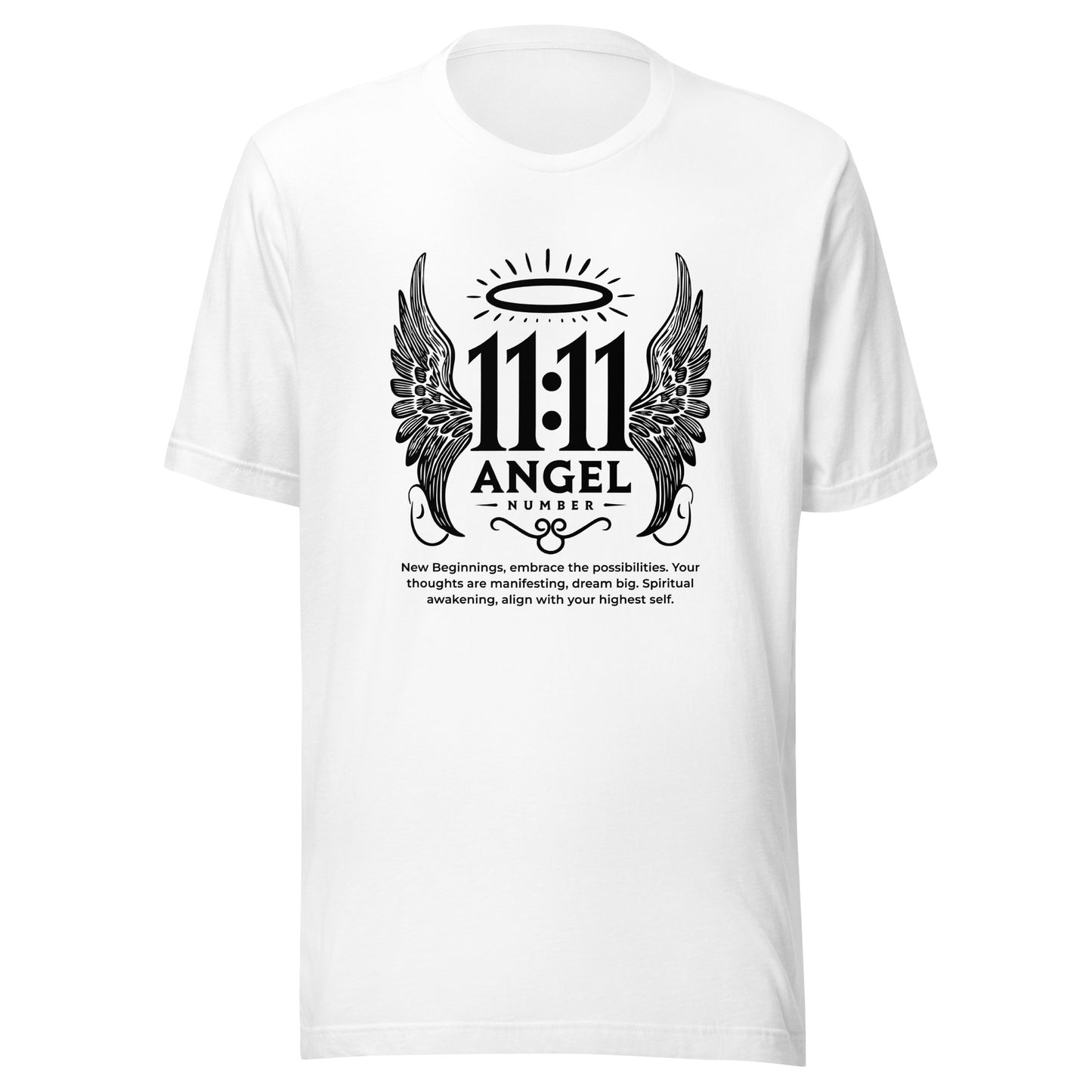 Angel Collection / Angelic - Unisex Tshirt / Angel Number 11:11 Message & Graphics