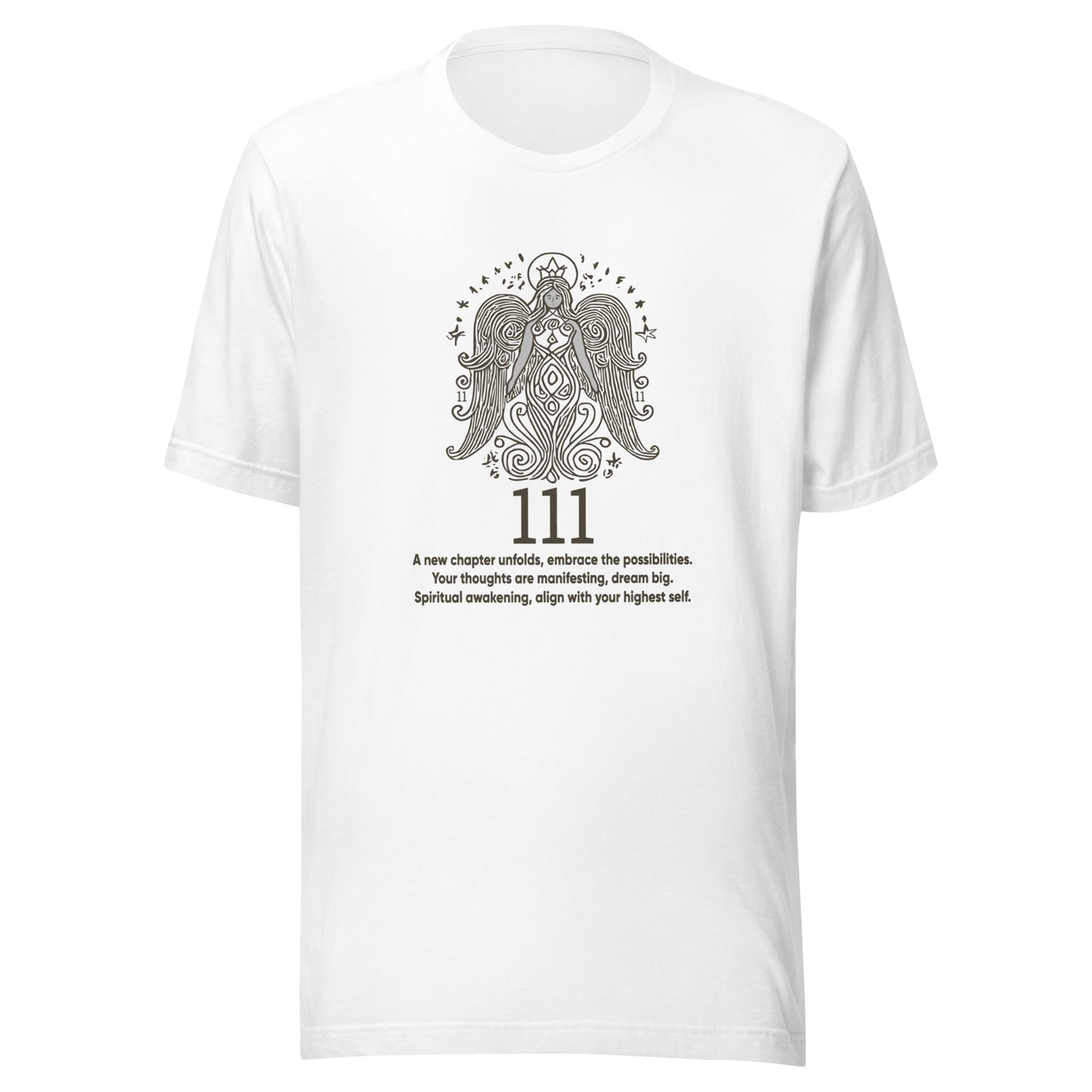 Angel Collection / Angelic - Unisex Tshirt / Angel Number 111 Message & Graphics