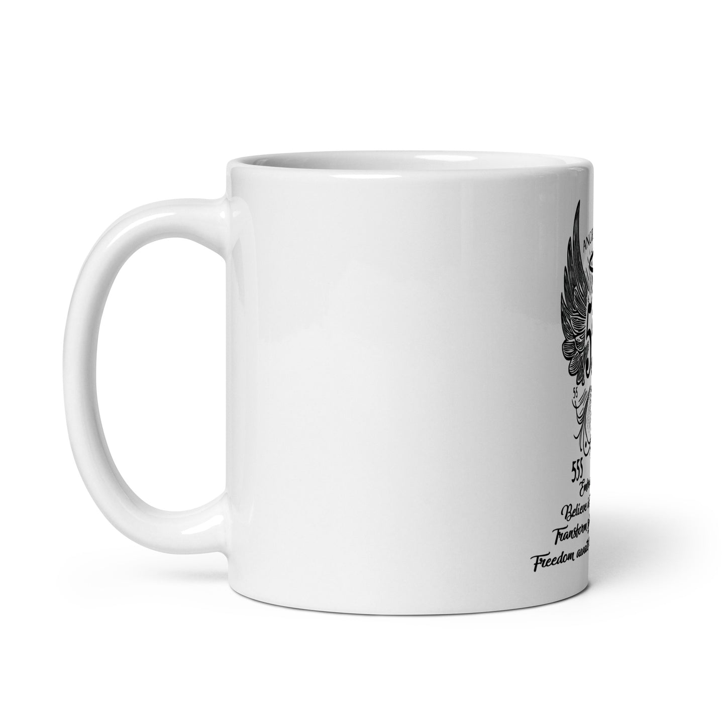 Angel Collection/Angelic - Coffee Cup/Angel Number 555 Message & Graphics