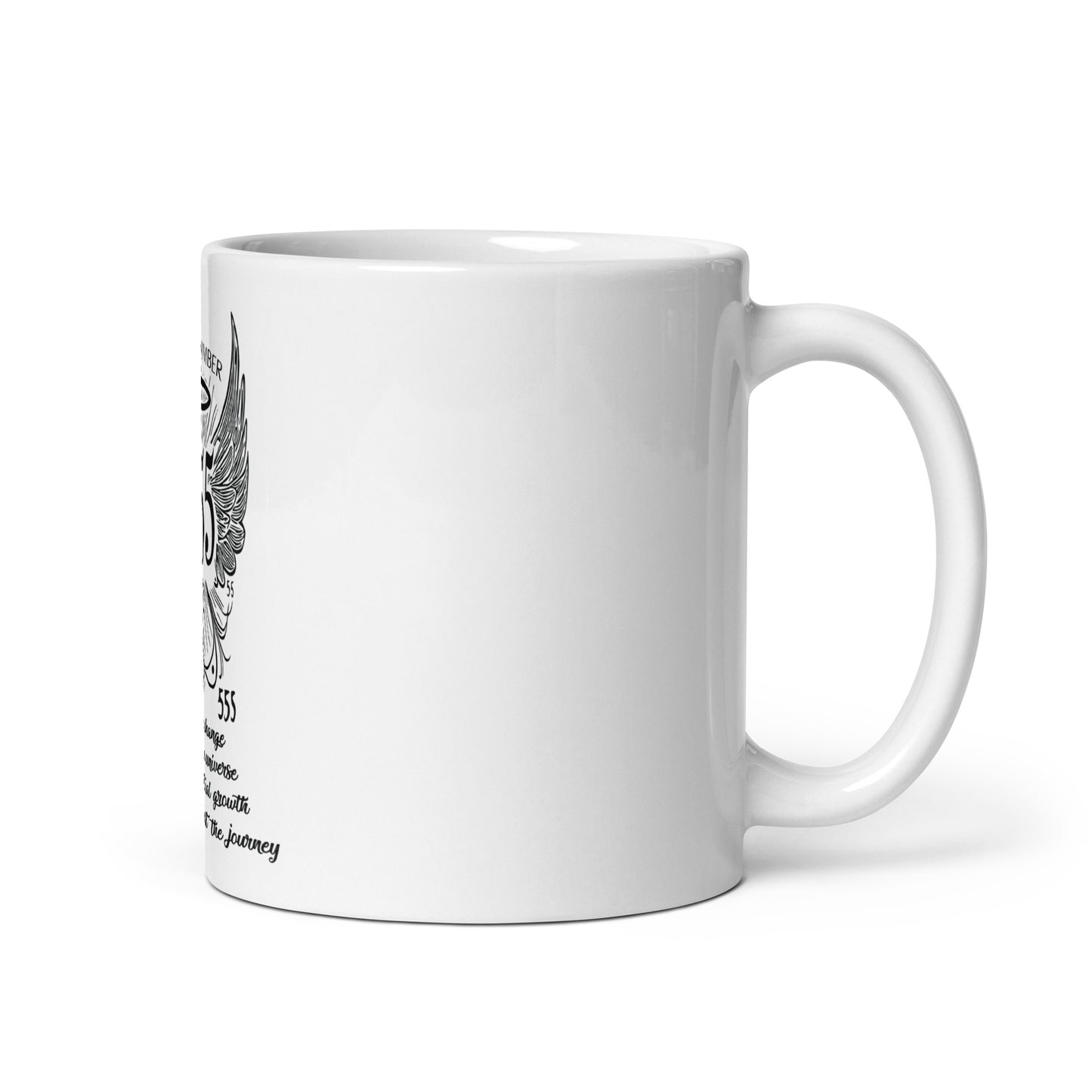 Angel Collection/Angelic - Coffee Cup/Angel Number 555 Message & Graphics