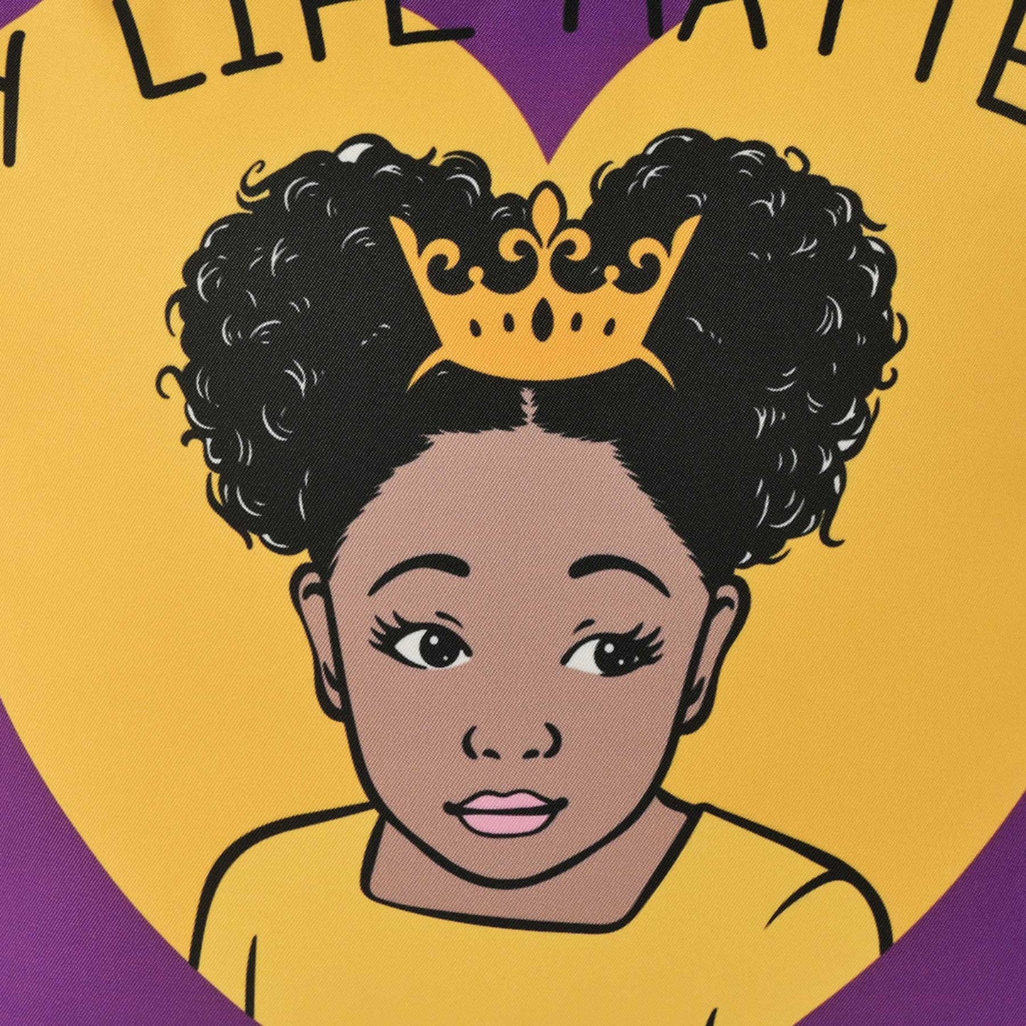 Girls Throw Pillows | Beautiful Me | Infinity | My Life Matters | Gold Crown | Big Yellow Heart