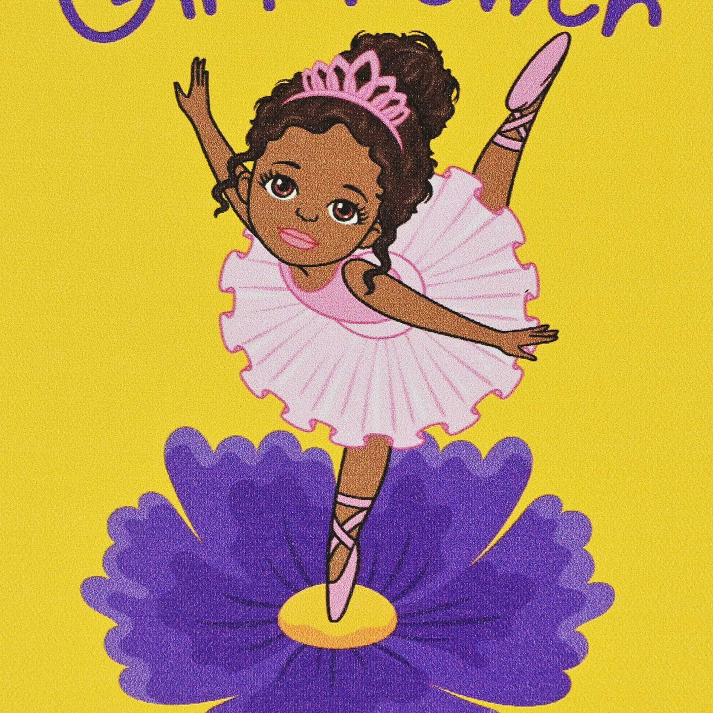 Girls Canvas Wall Art | Beautiful Me | Ariana The Ballerina | Girl Power