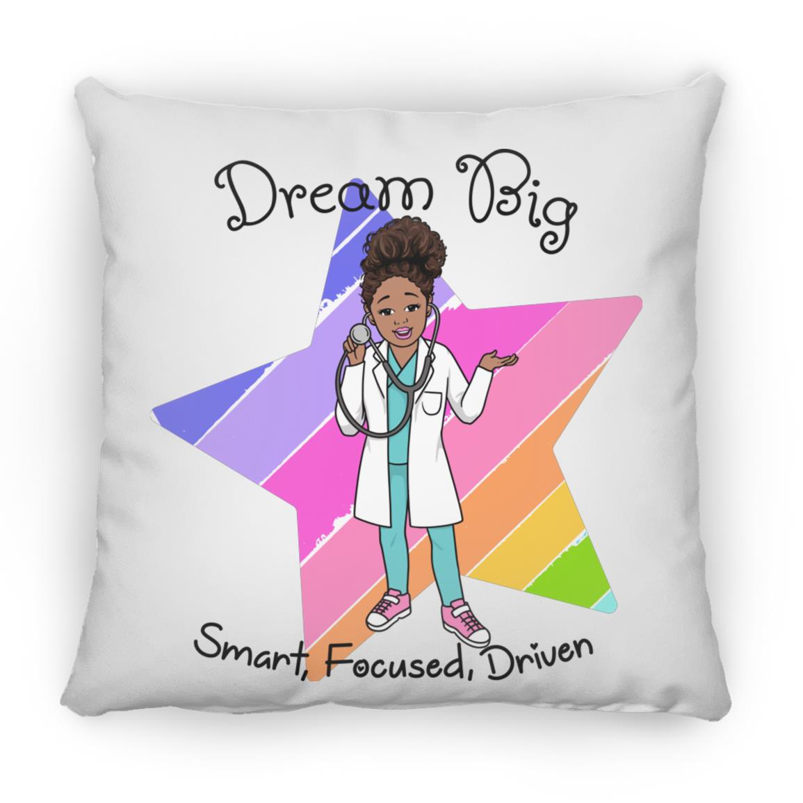 Girls Throw Pillows | Beautiful Me | Dr. Christen | Dream Big