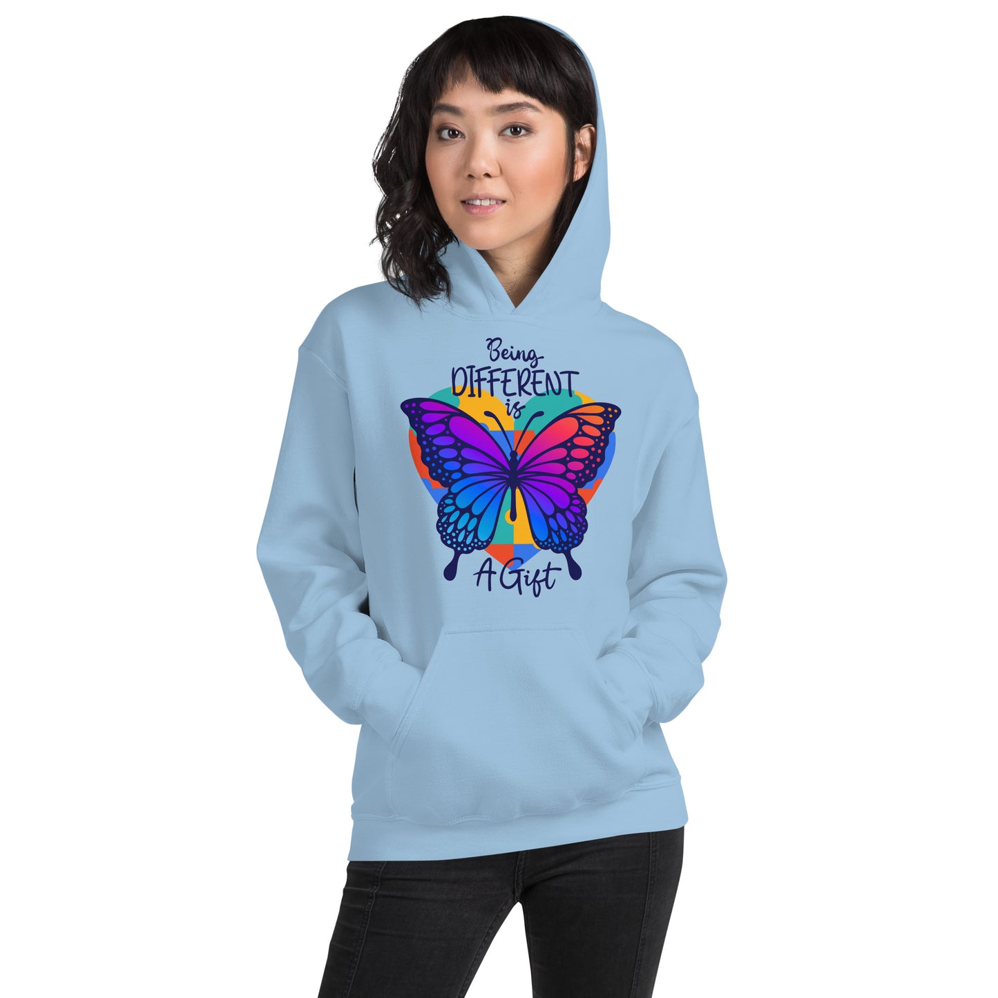 Inspire Me | Being Different is A Gift | Unisex Hoodie