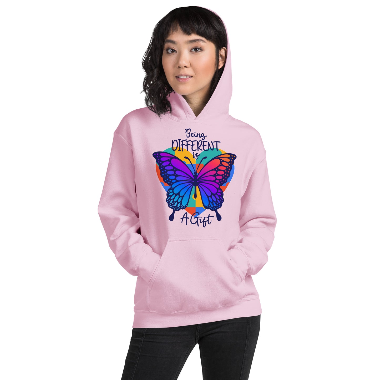 Inspire Me | Being Different is A Gift | Unisex Hoodie