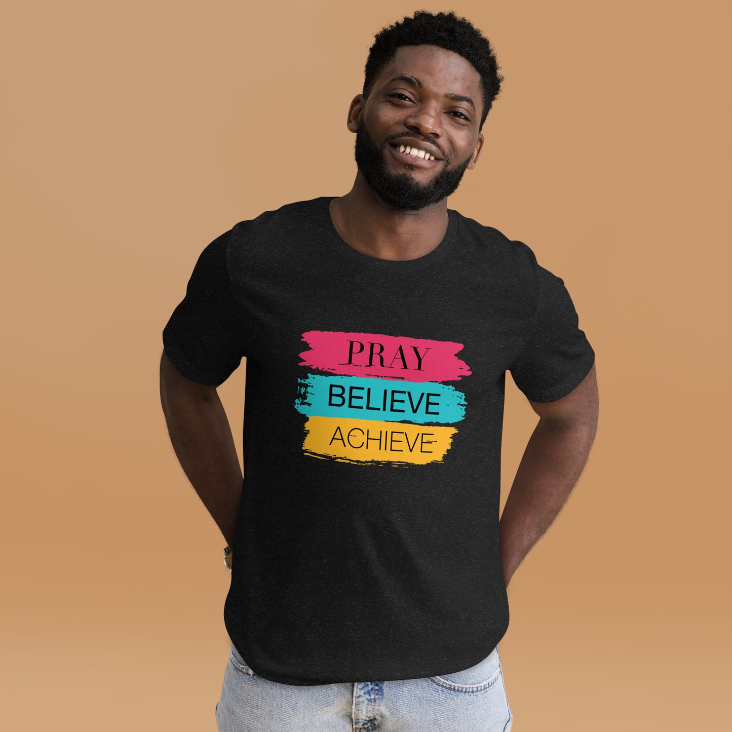 Inspire Me | Pray Believe Achieve | Unisex T-Shirt