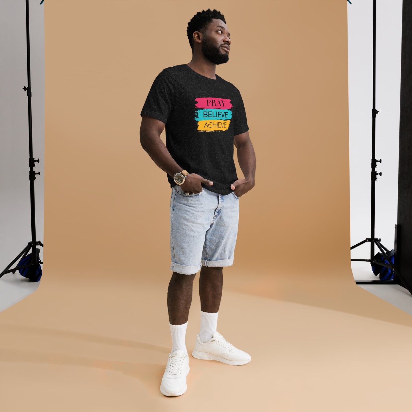Inspire Me | Pray Believe Achieve | Unisex T-Shirt