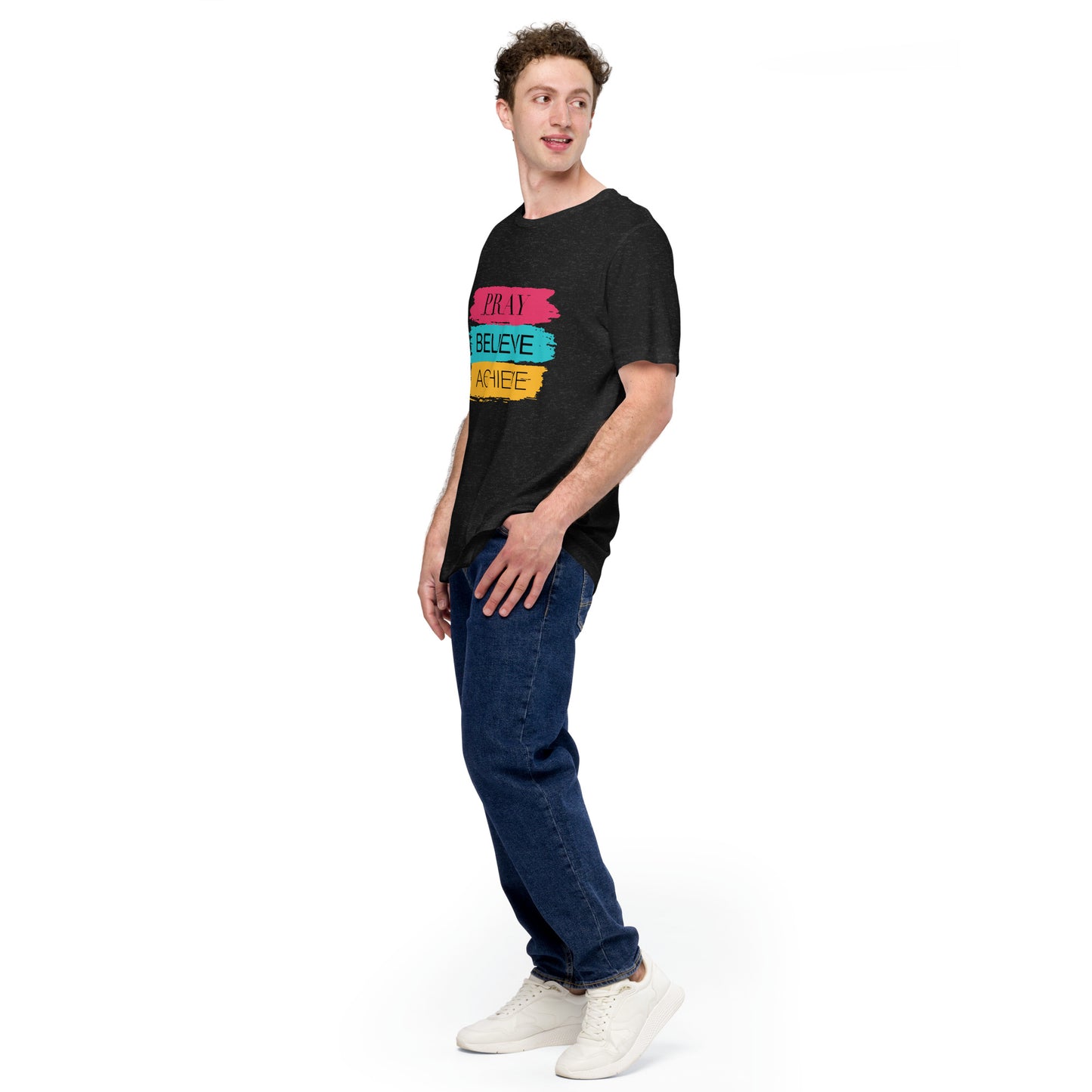 Inspire Me | Pray Believe Achieve | Unisex T-Shirt