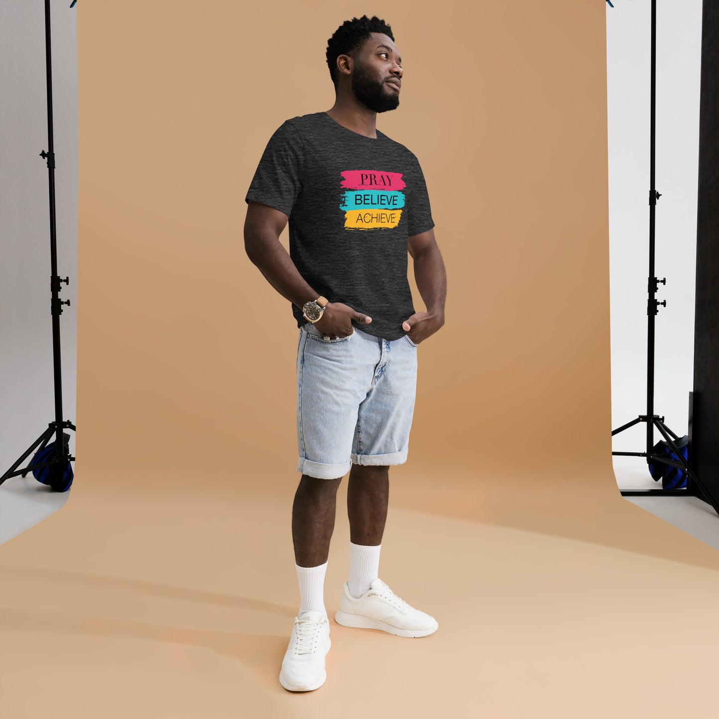Inspire Me | Pray Believe Achieve | Unisex T-Shirt