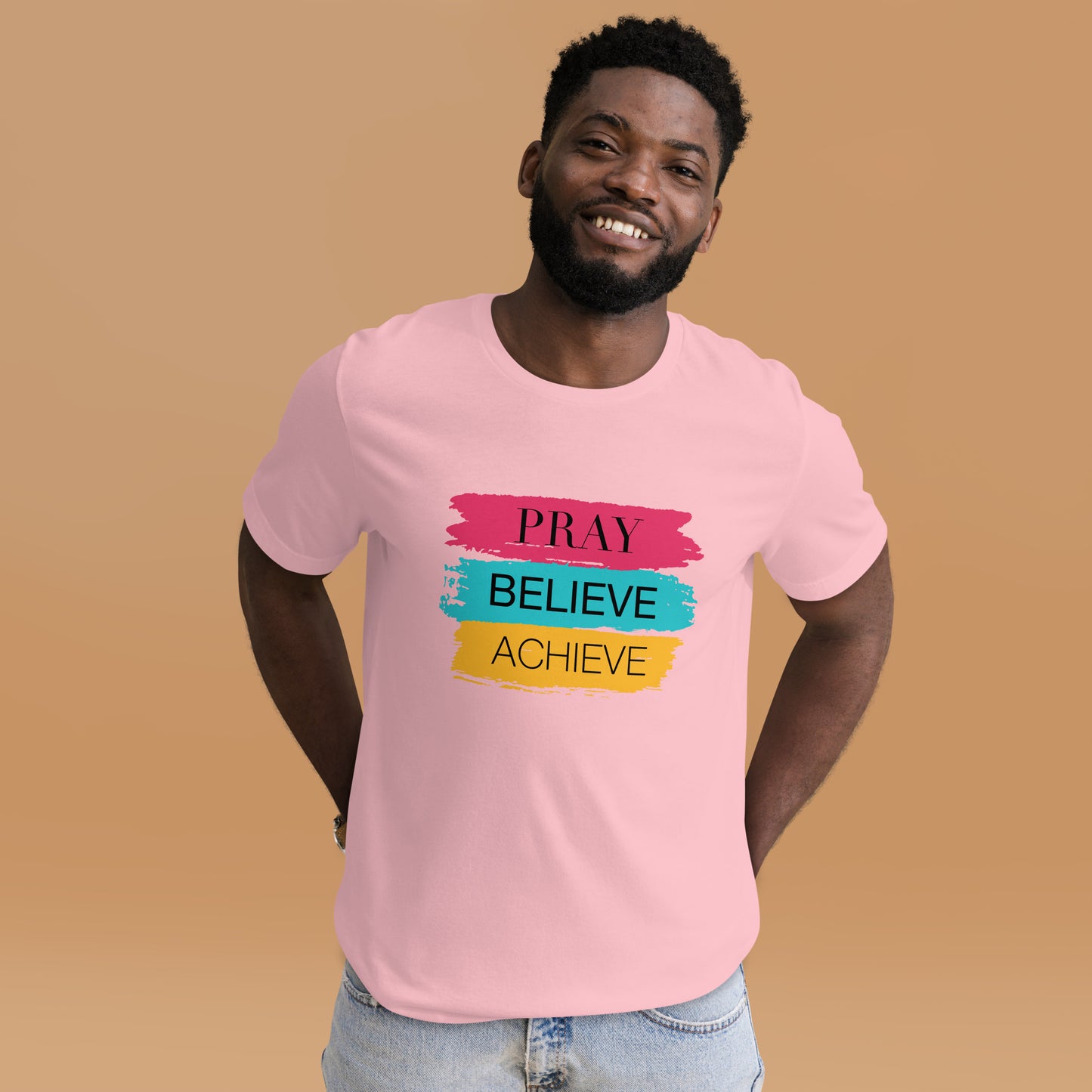 Inspire Me | Pray Believe Achieve | Unisex T-Shirt