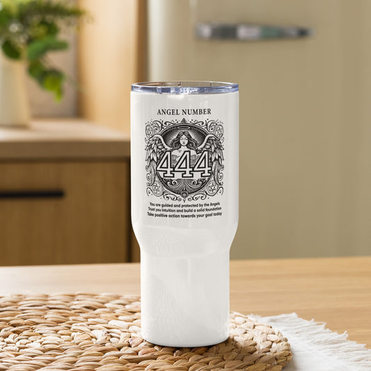 Angelic Collection/Angelic - Travel Mug/Angel Number 444 Message and Graphics