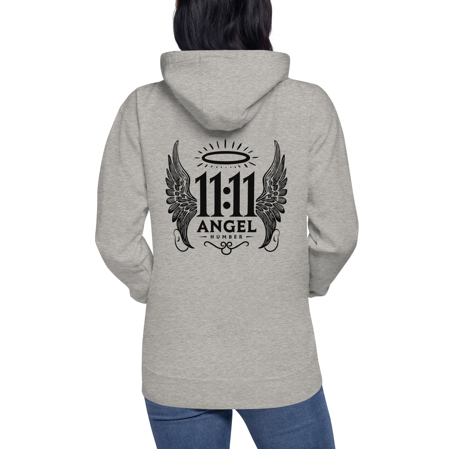 Angel Collection / Angelic - Unisex Hoodie/ Angel Number 11:11 Message & Graphics