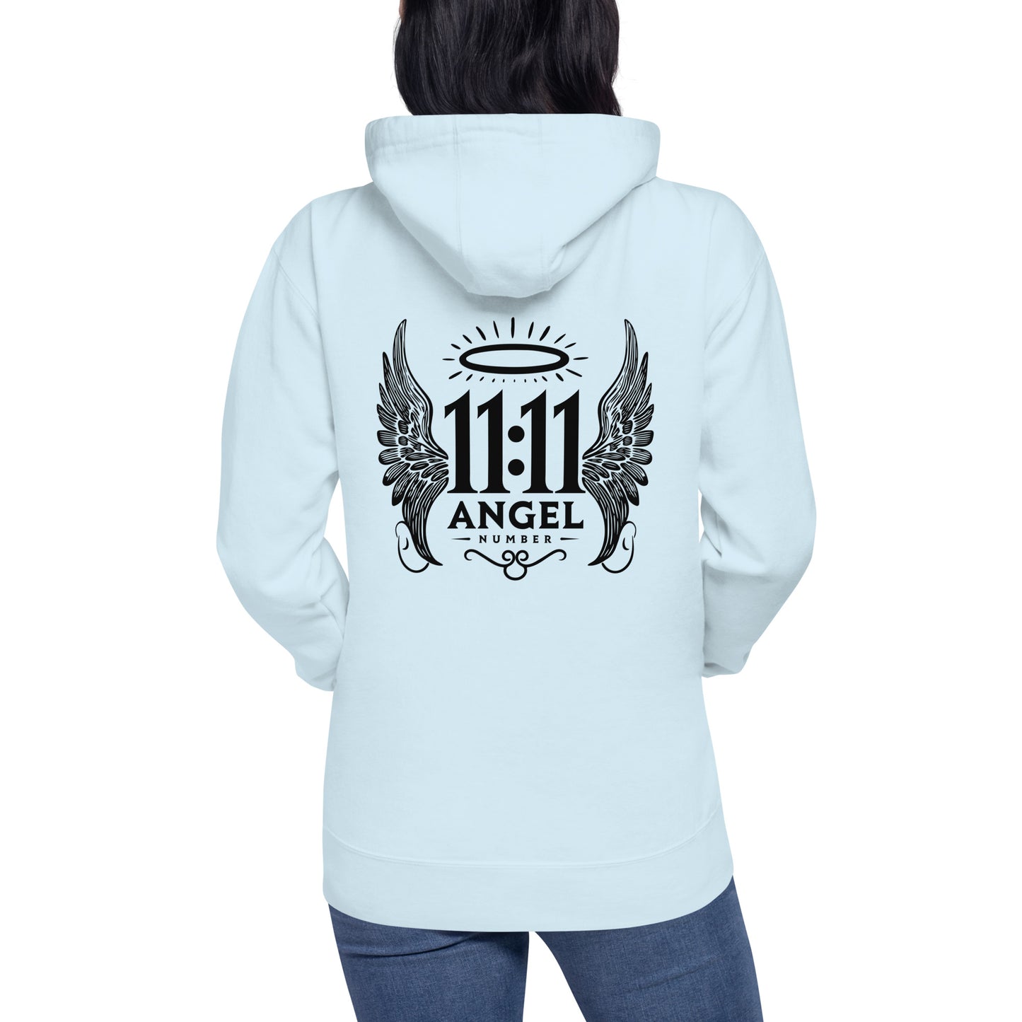 Angel Collection / Angelic - Unisex Hoodie/ Angel Number 11:11 Message & Graphics