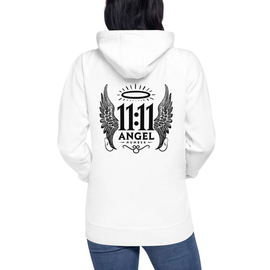 Angel Collection / Angelic - Unisex Hoodie/ Angel Number 11:11 Message & Graphics