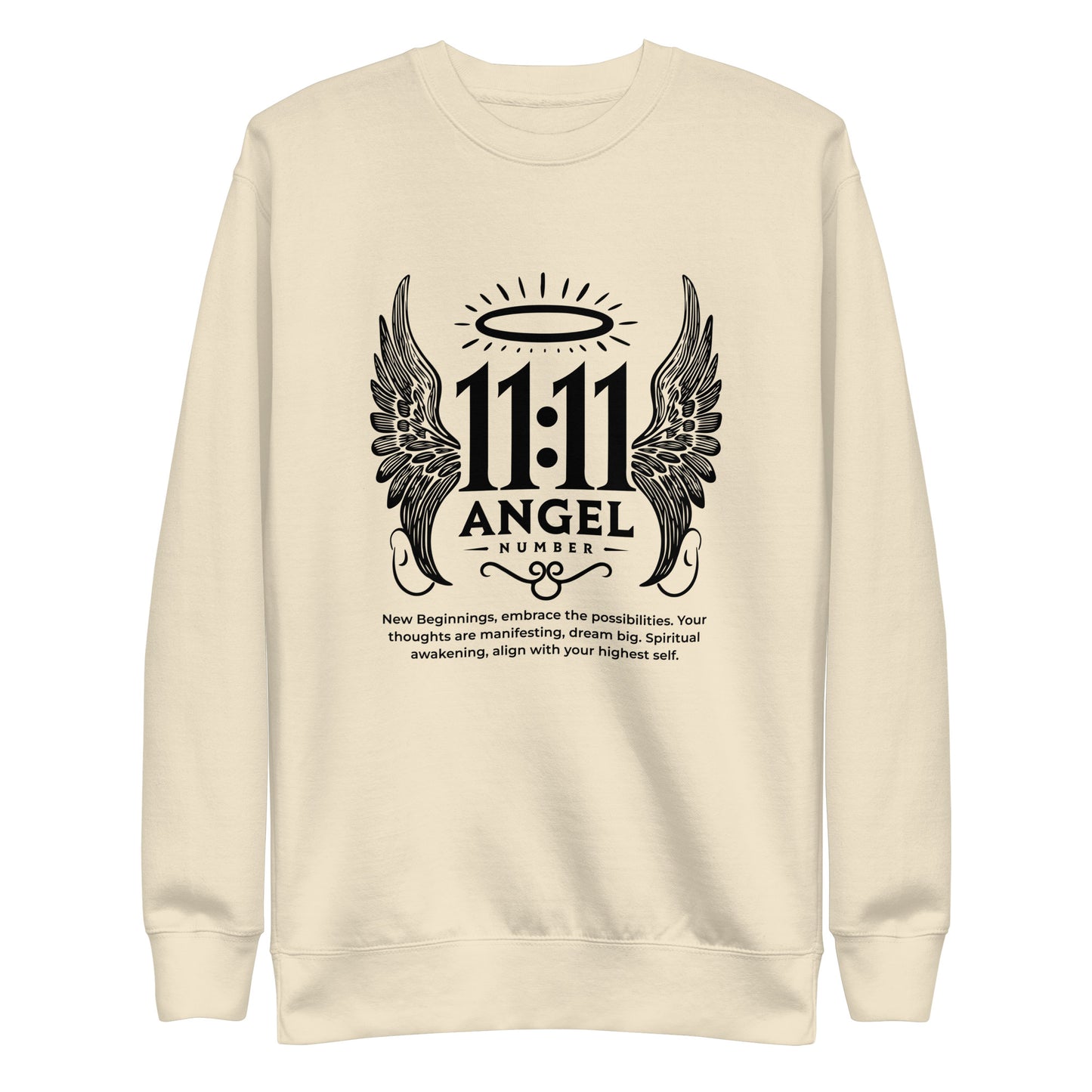 Angel Collection / Angelic - Unisex Sweatshirt / Angel Number 11:11 Message & Graphics